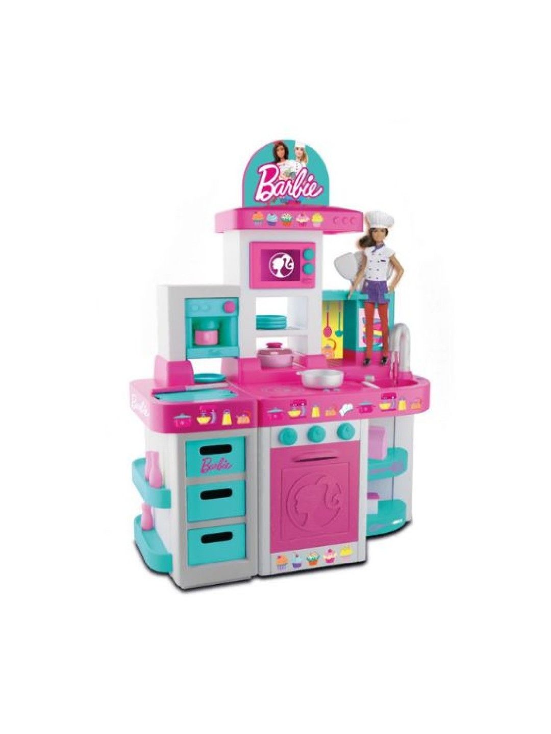 Barbie Large Kitchen With Light And Sound Playset (No Color- Image 1)