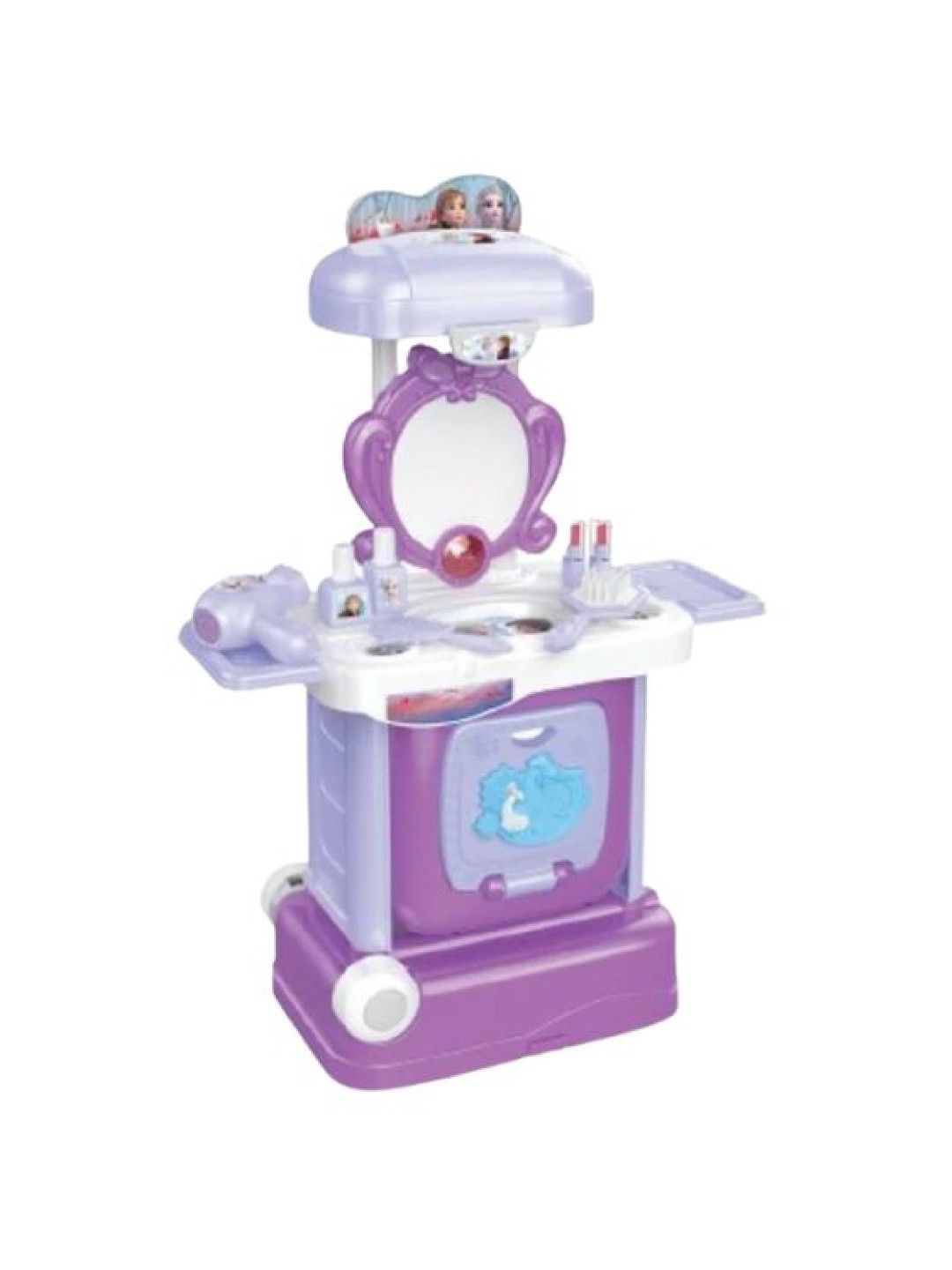 Disney Frozen 2 in 1 Beauty Trolley Suitcase (No Color- Image 1)