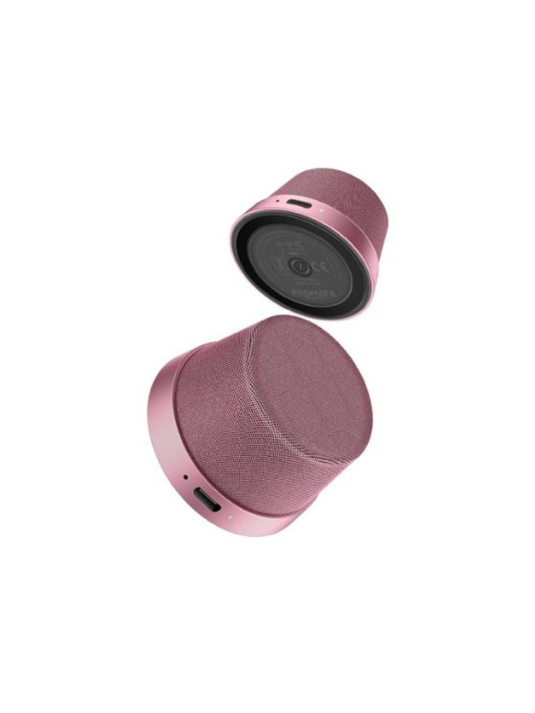 Promate PUNCH High-Fidelity Mini Bluetooth Speaker with MagSafe Compatible Base (Pink- Image 1)