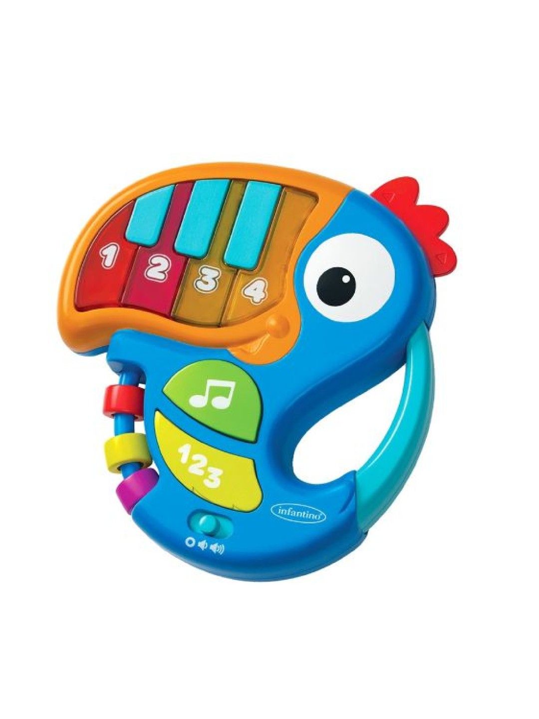 Infantino Piano & Numbers Learning Toucan (No Color- Image 1)