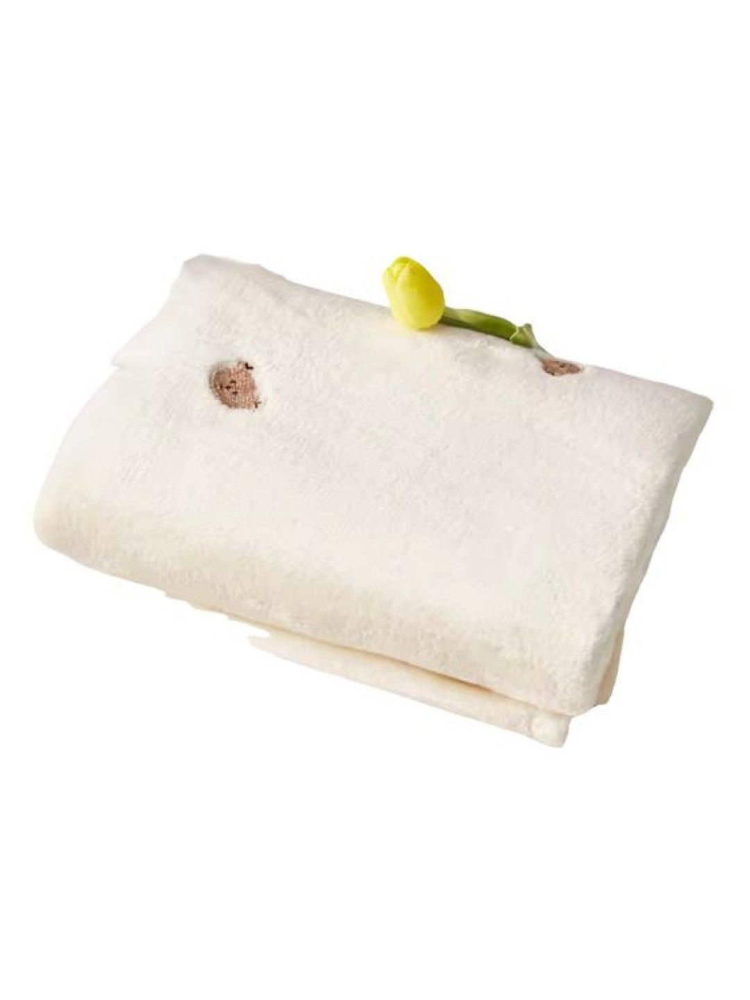 The Baby Basket Fleece Newborn Bear Blanket