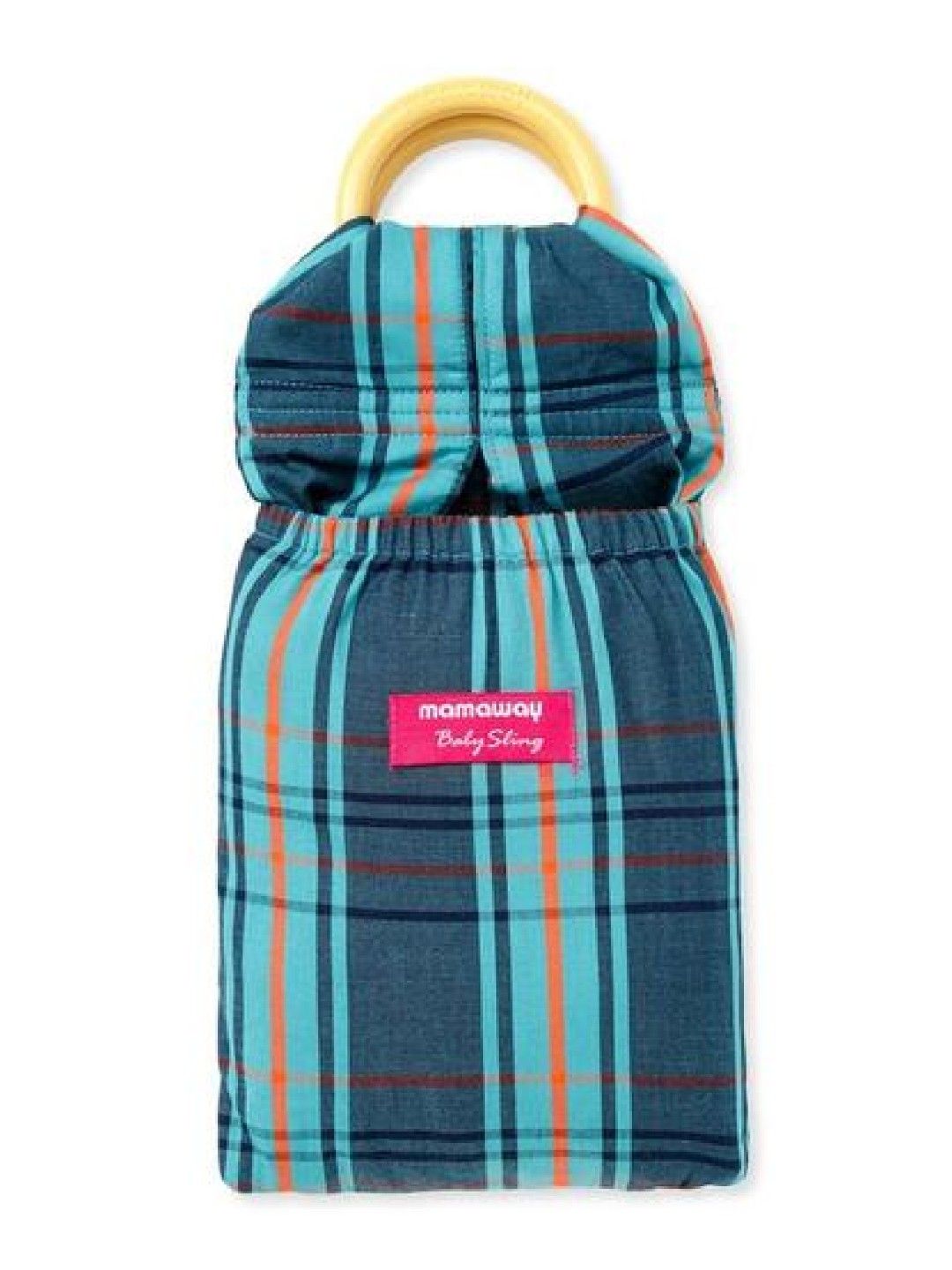 Mamaway (CLEARANCE) Vintage Check Baby Ring Sling - Blue (No Color- Image 1)
