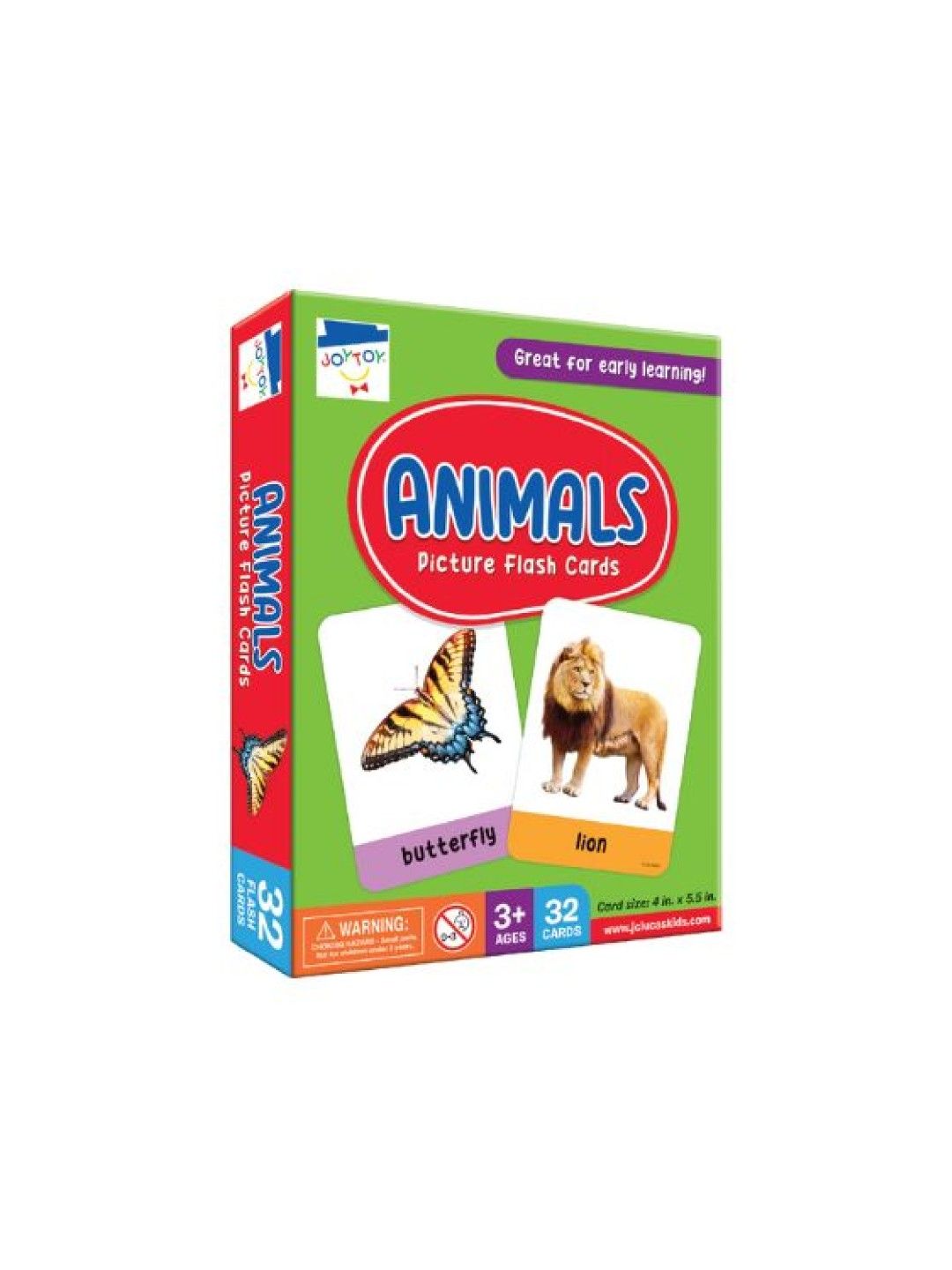 Joytoy Animals Pictures Flash cards (No Color- Image 1)