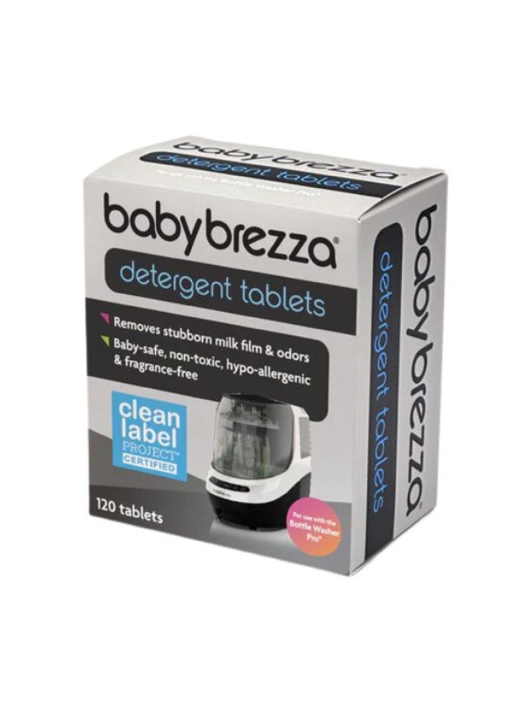 Baby Brezza Detergent Tablets For Bottle Washer Pro (120 Tablets)