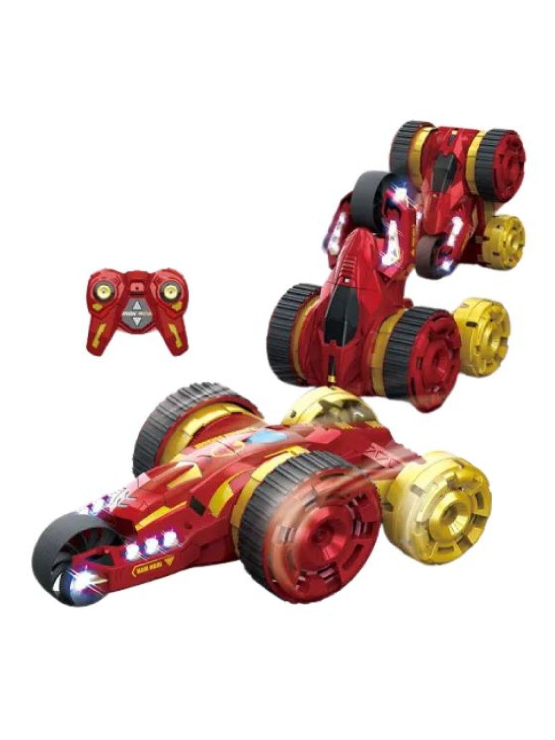 Marvel Original Iron Man 6in1 360° Spins Double-Side Remote Control Stunt Car (27MHz) (No Color- Image 1)