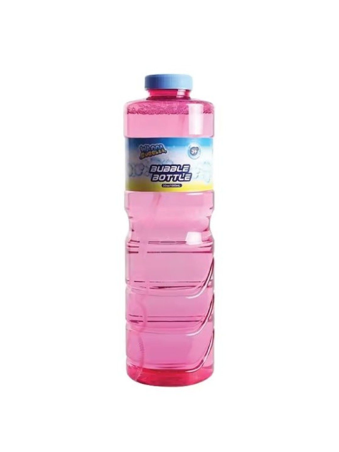 Wanna Bubbles Bubble Refill 1 Liter for w/ Wand for Toy Guns & Bubble Machine (random colors)