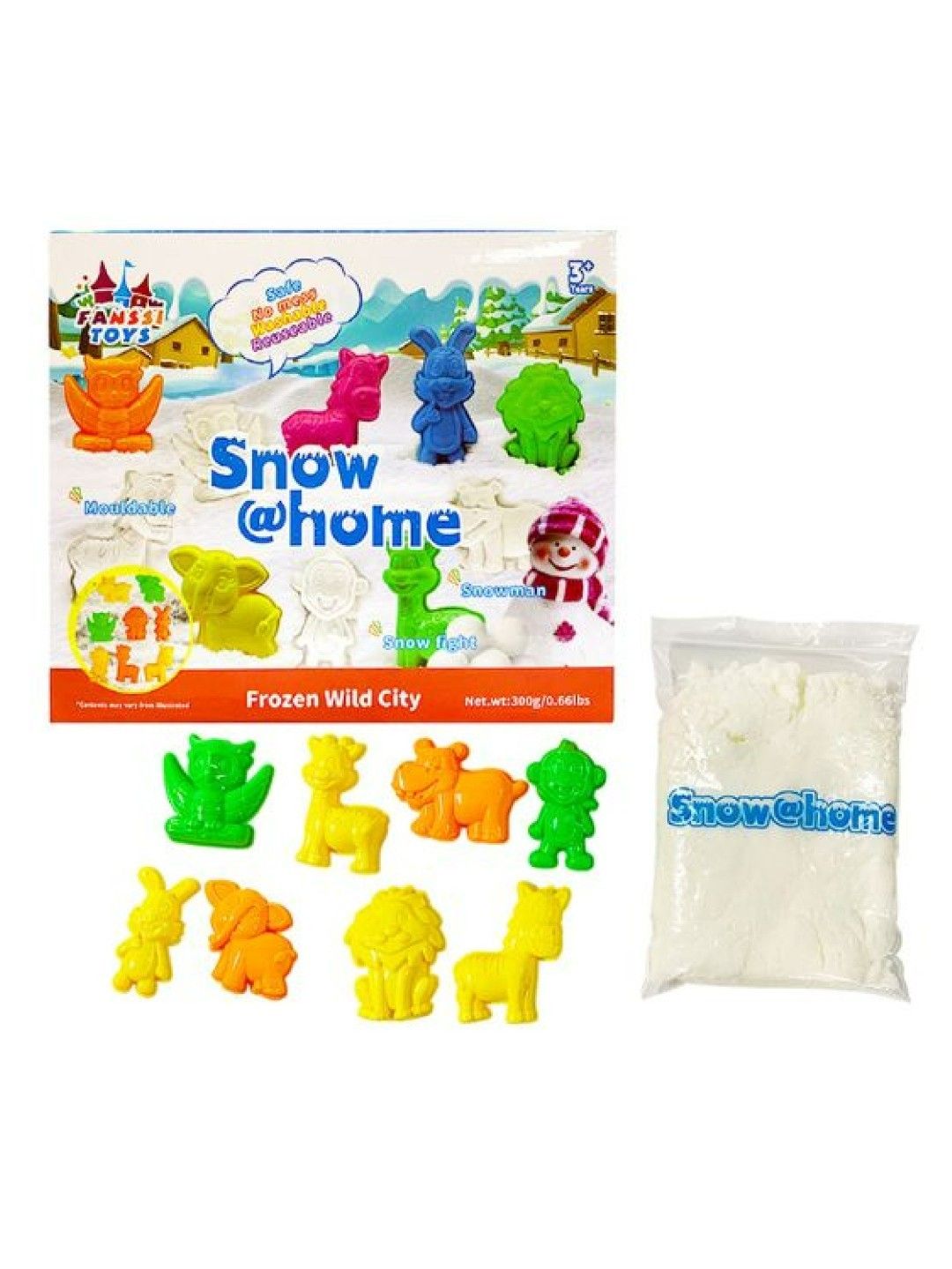 Motion Sand Frozen Wild City Snow Playset (Snow at Home) (No Color- Image 3)