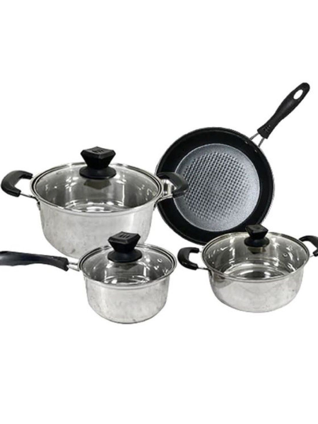 MICROMATIC MC4SET High Quality Stainless Steel Cookware 4pcs Set (No Color- Image 1)
