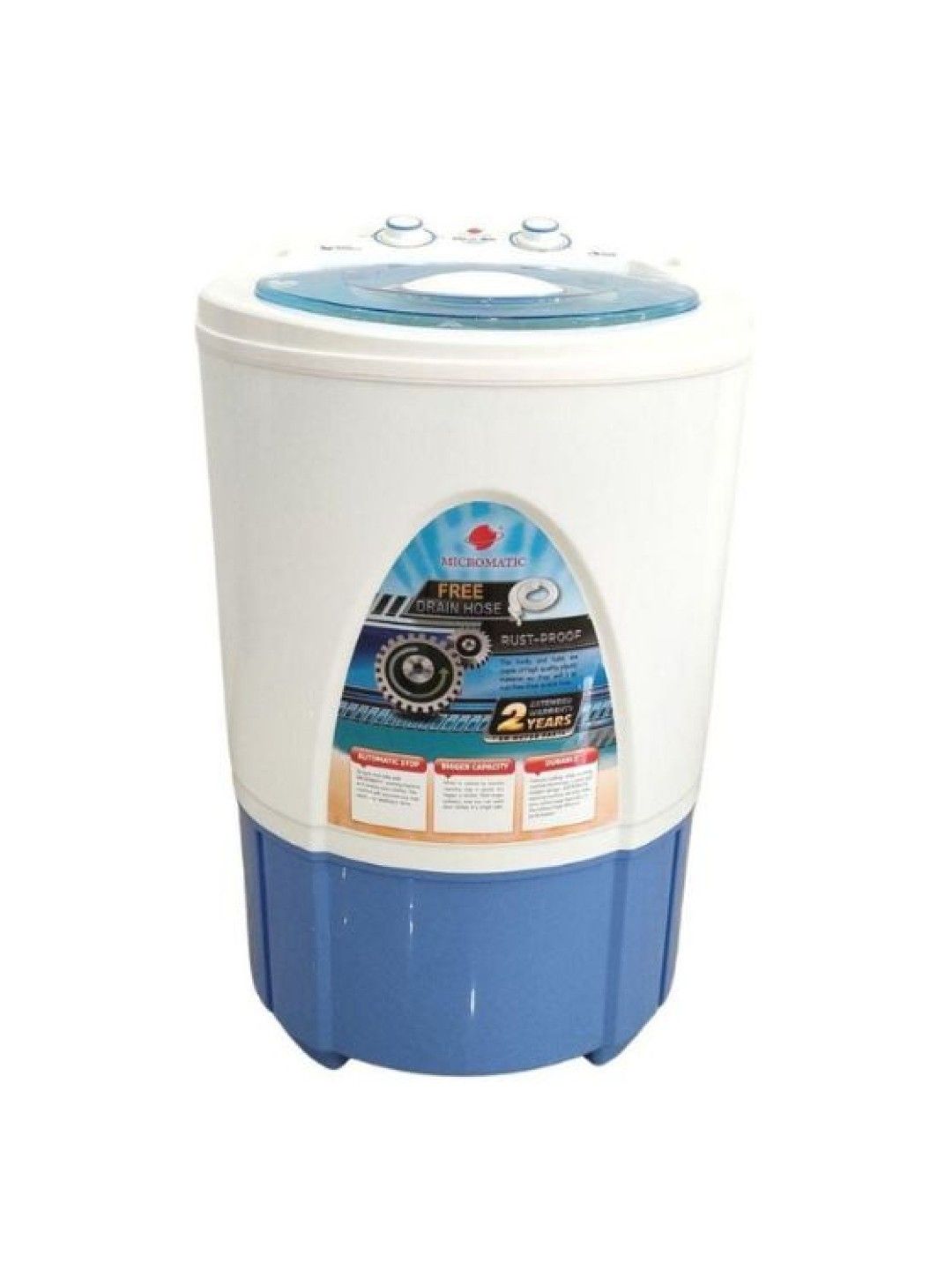 MICROMATIC MWM-850B Washing Machine Single Tub 8.0kg