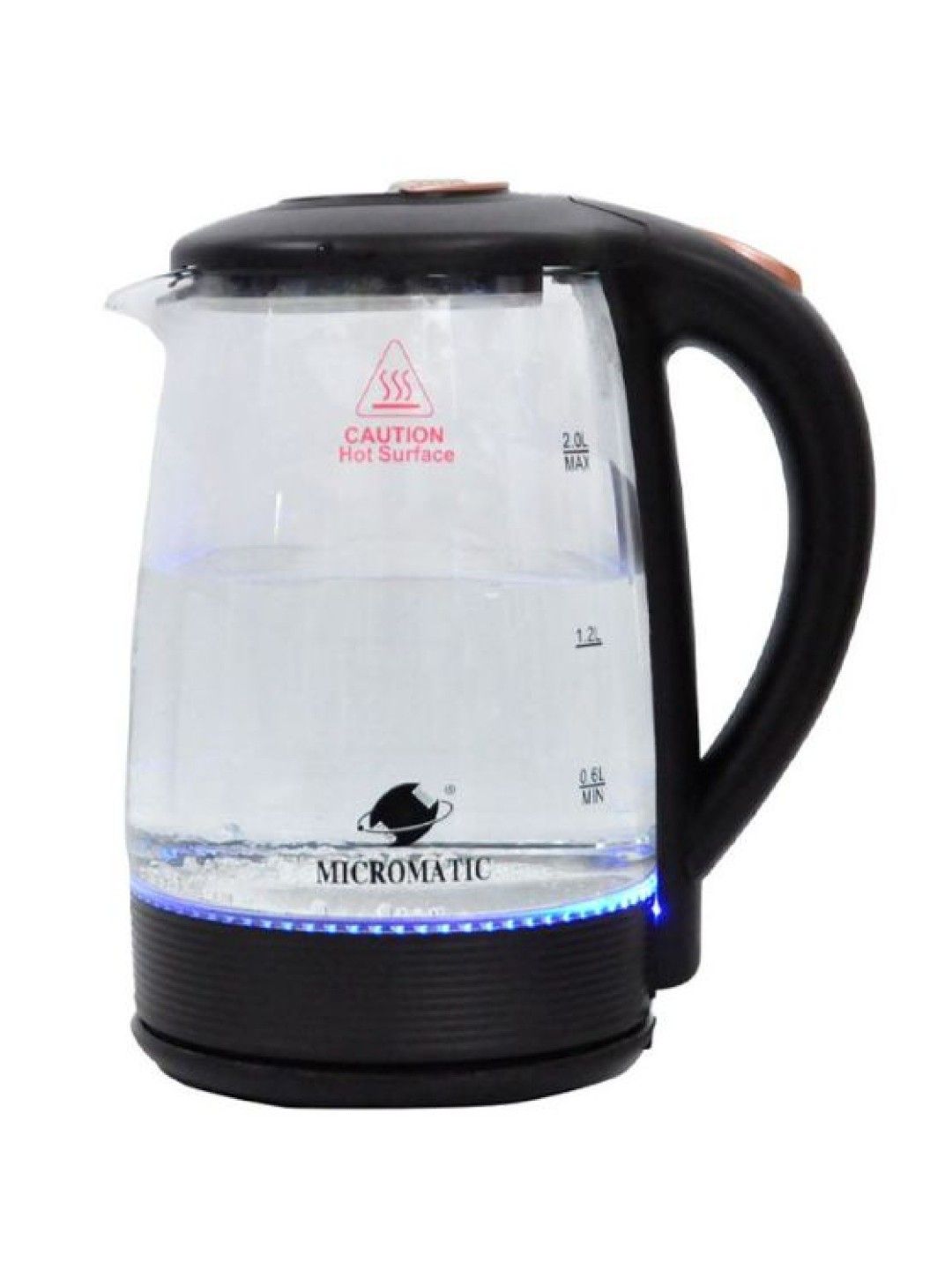 MICROMATIC MCG-20 Electric Glass Kettle 2L