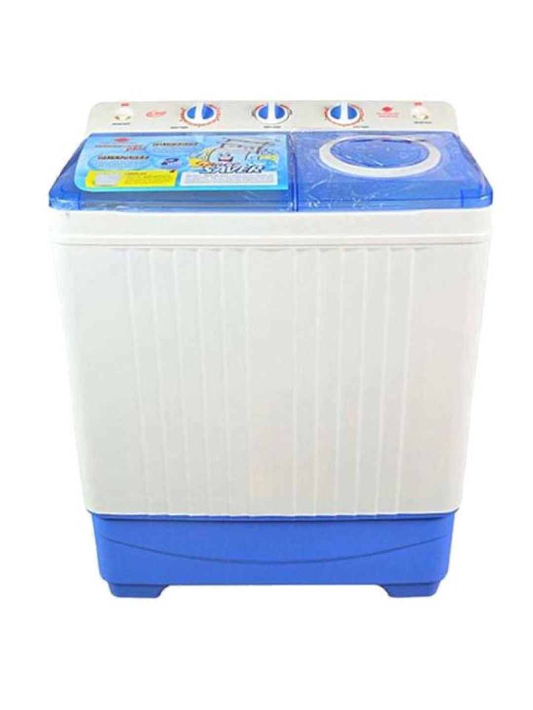MICROMATIC MWM550Plus Washing Machine Twin Tub 5.5kg with Laundry Rack (No Color- Image 1)