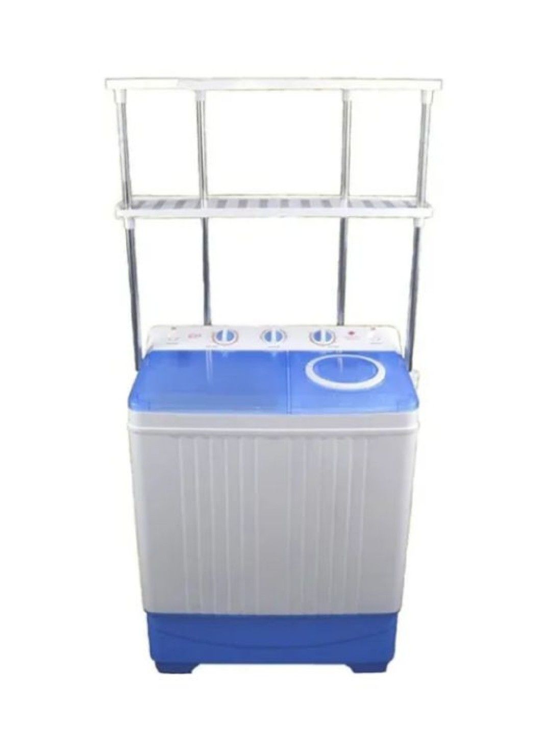 MICROMATIC MWM550Plus Washing Machine Twin Tub 5.5kg with Laundry Rack (No Color- Image 2)