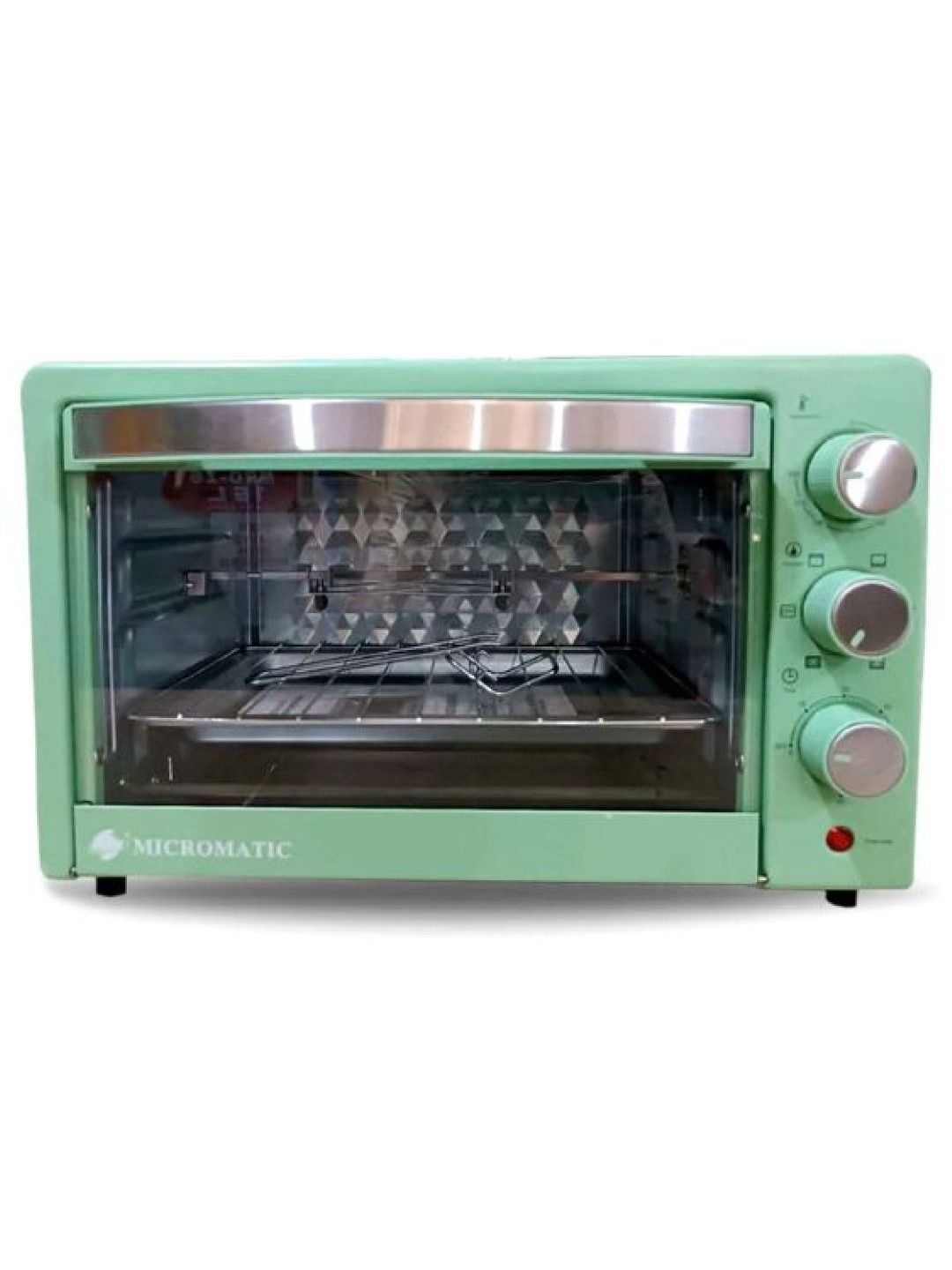 MICROMATIC MRO-16 Oven Toaster with Rotisserie (Green - 16L) (No Color- Image 1)