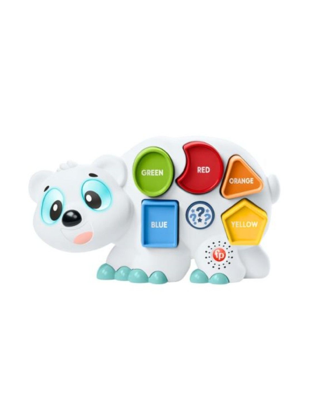 Fisher Price Linkimals Puzzlin’ Shapes Polar Bear with Lights & Music (No Color- Image 1)