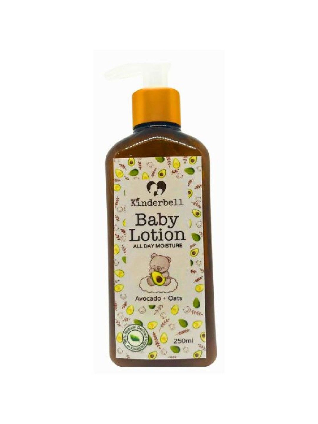 Kinderbell Baby Lotion All Day Moisture Avocado + Oats (250ml) (No Color- Image 1)