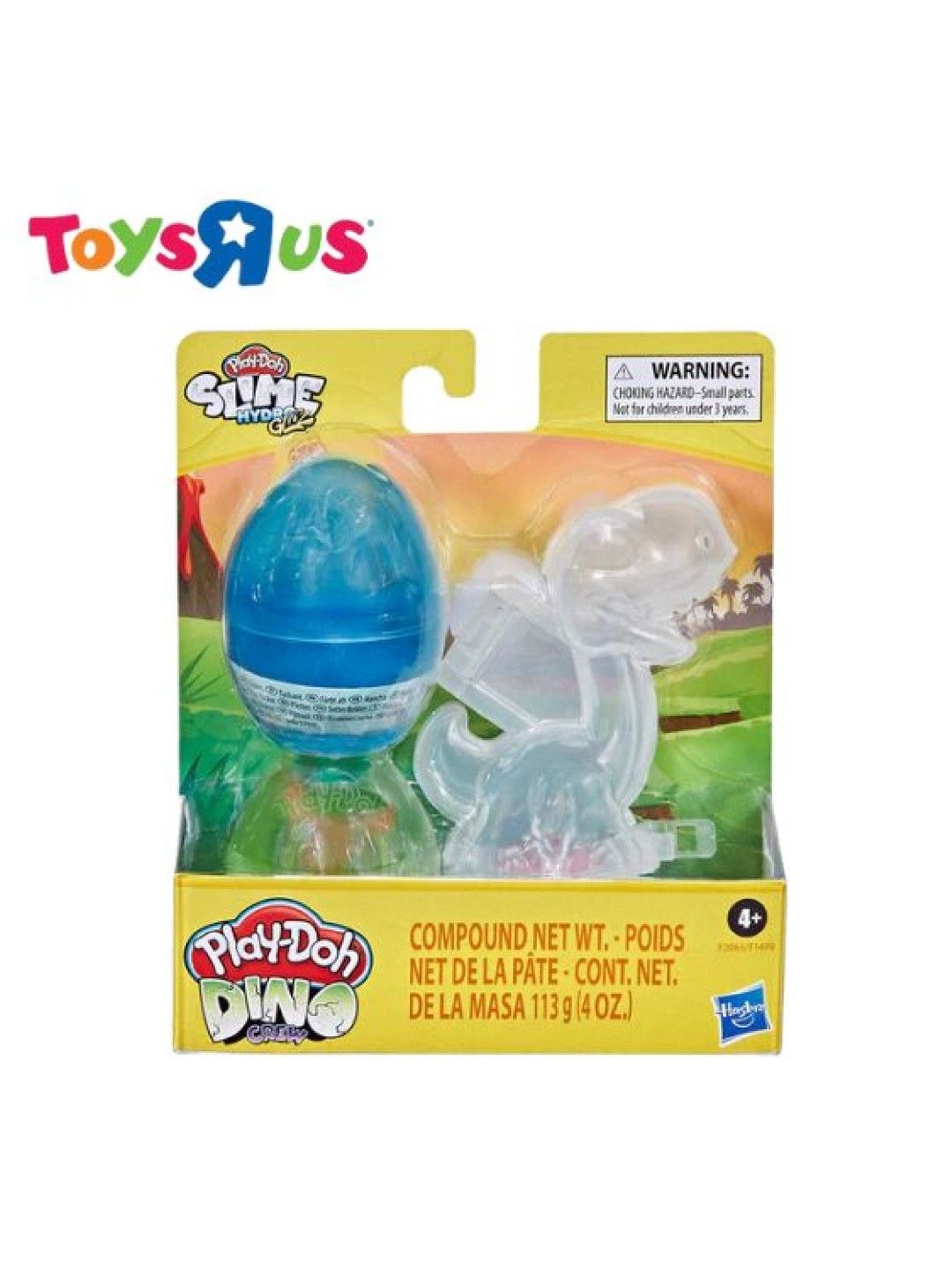 Toys R Us Play-Doh Slime Dino Crew Eggs and Dinosaur Bones Brontosaurus Toy (No Color- Image 1)