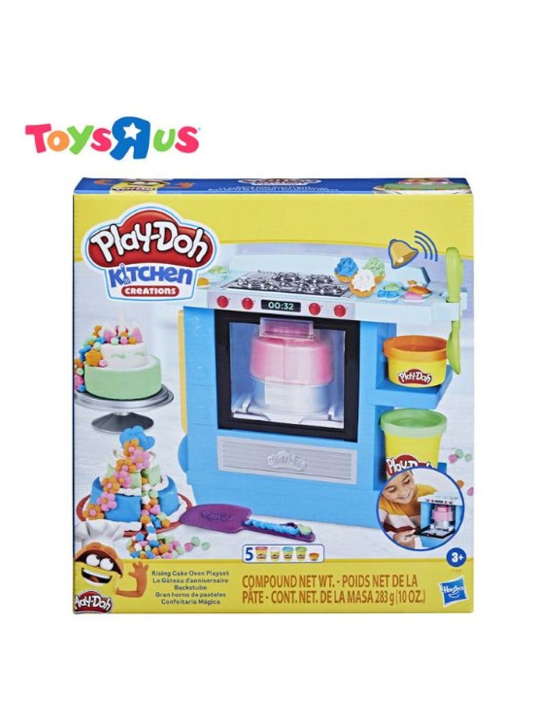 Toys R Us Play-Doh Kitchen Creations Rising Cake Oven Playset (No Color- Image 1)