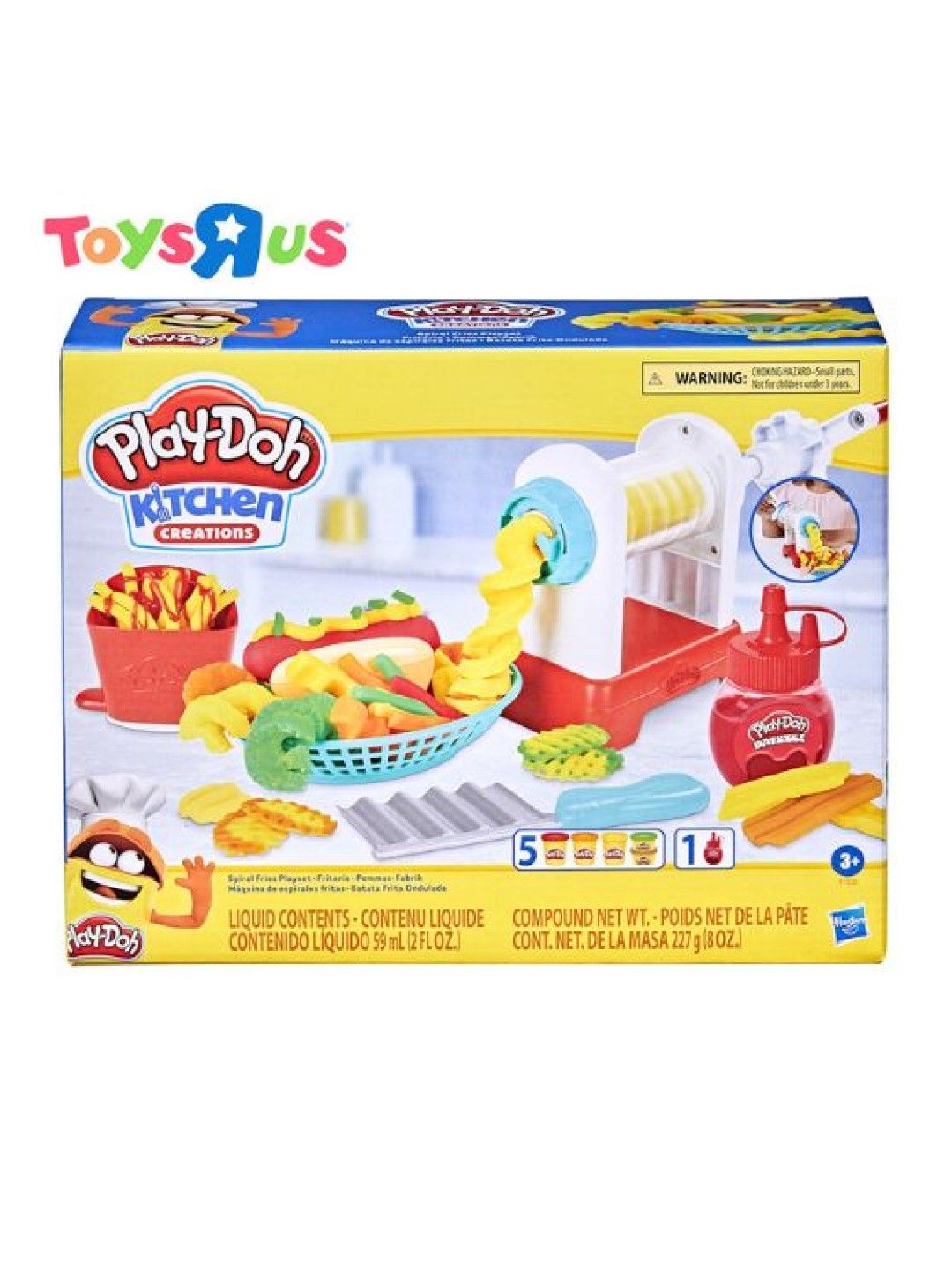 Toys R Us Play-Doh Kitchen Creations Spiral Fries Playset (No Color- Image 1)