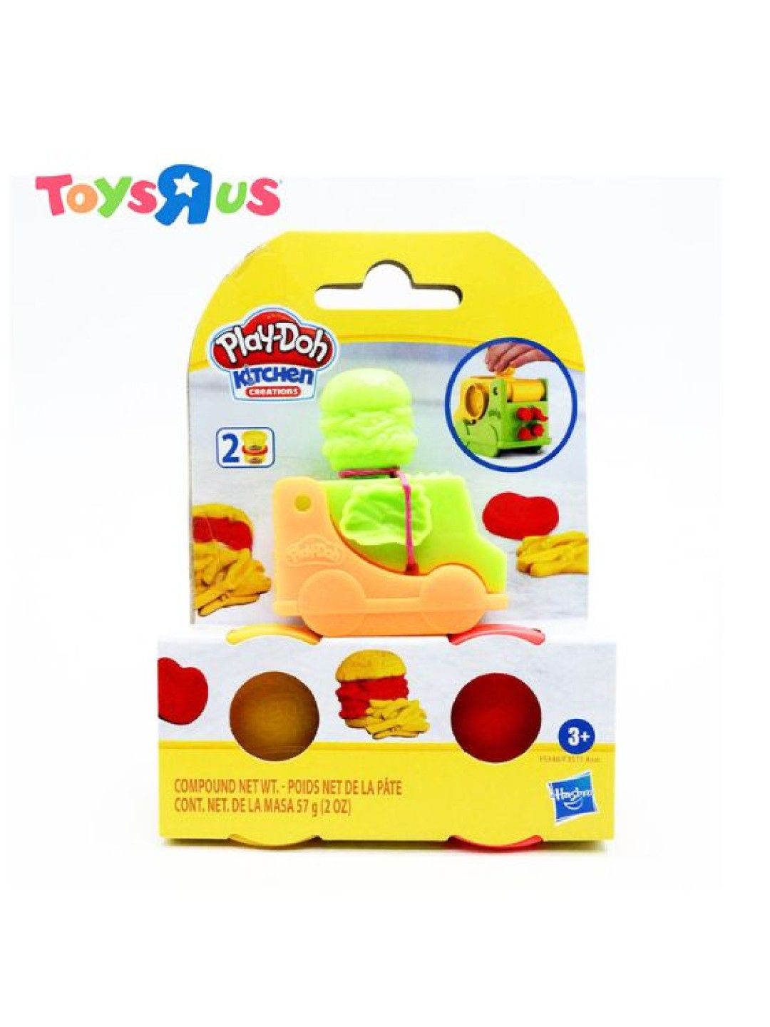 Toys R Us Play-Doh Burger Food Truck (Green- Image 1)