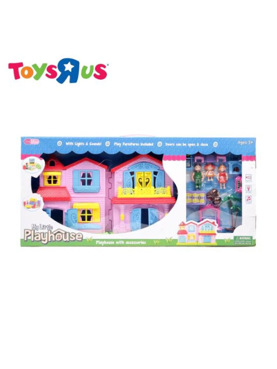 Toys R Us KidShop My Little Playhouse with Accessories and 3 Mini Dolls