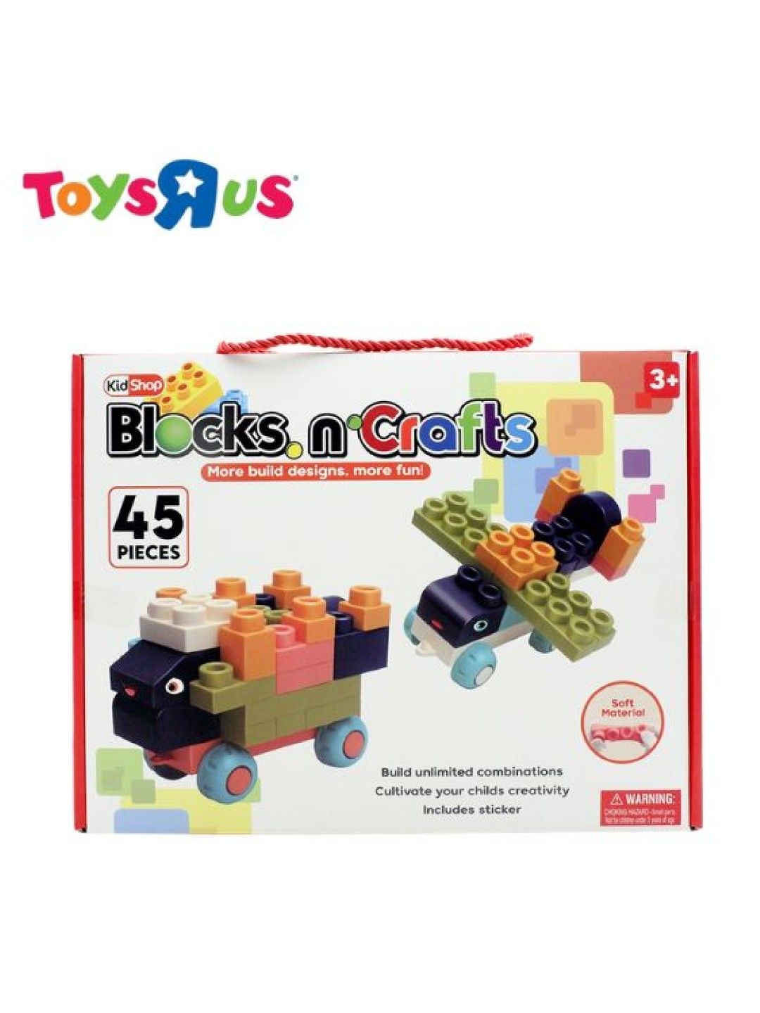 Toys R Us KidShop Blocks 'n Crafts 45pcs (No.13367)