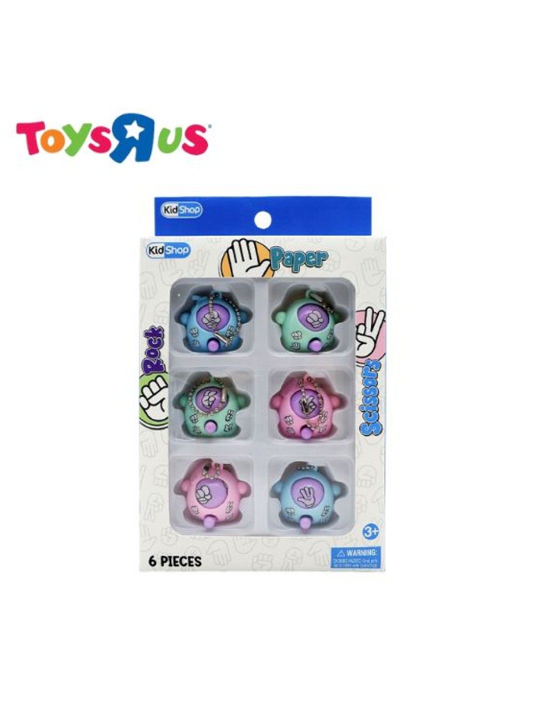 Toys R Us KidShop Rock Paper Scissor (6pcs) (No Color- Image 1)