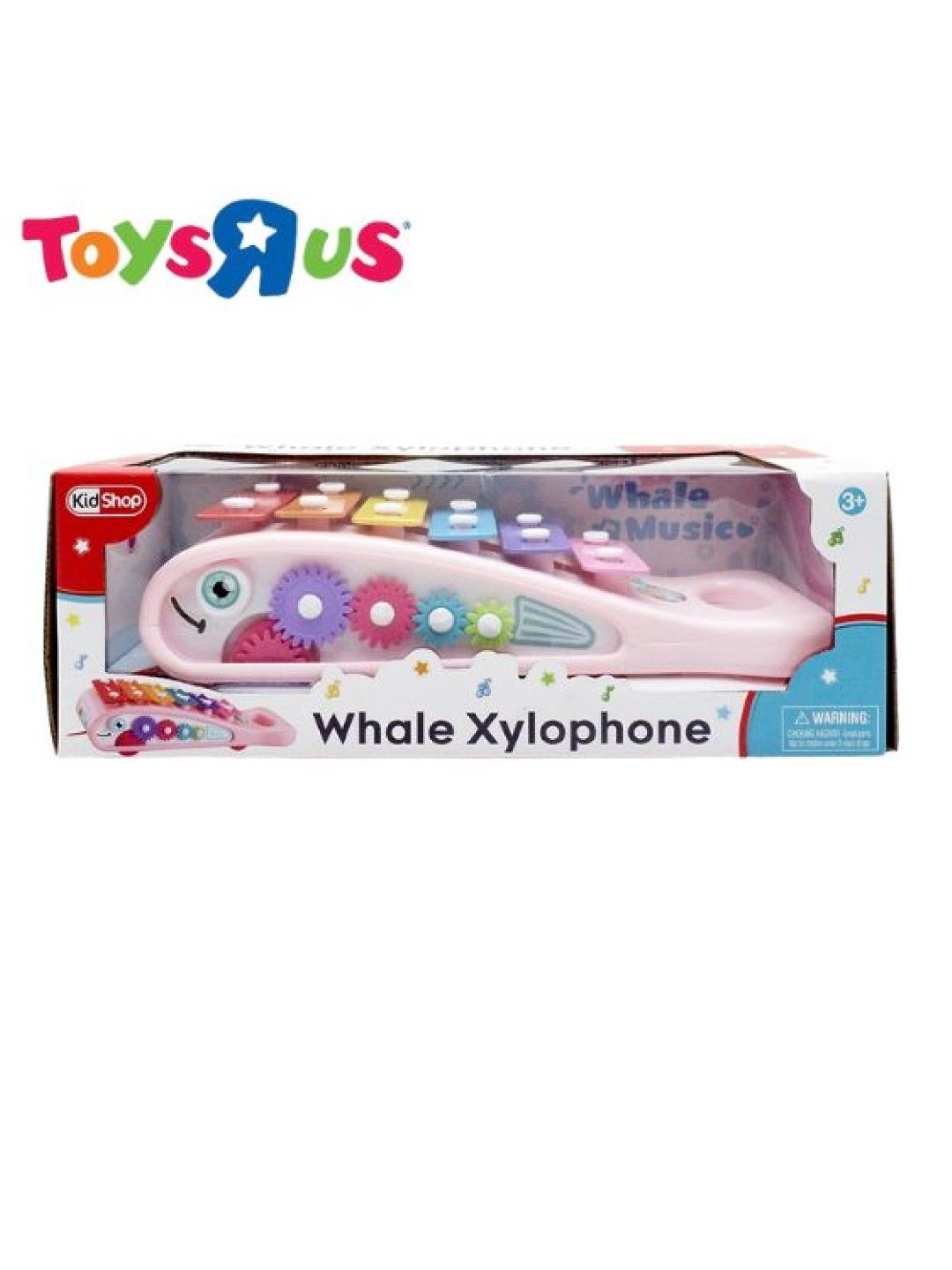 Toys R Us KidShop Fun n' Learn Whale Xylophone (Light Pink- Image 1)