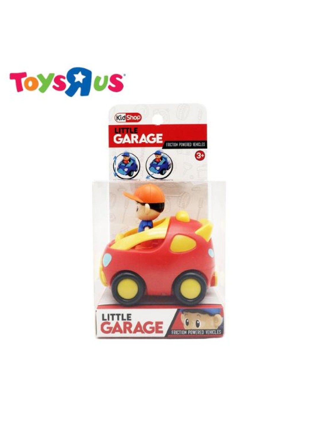 Toys R Us Kidshop Little Garage Friction Car (Red- Image 1)
