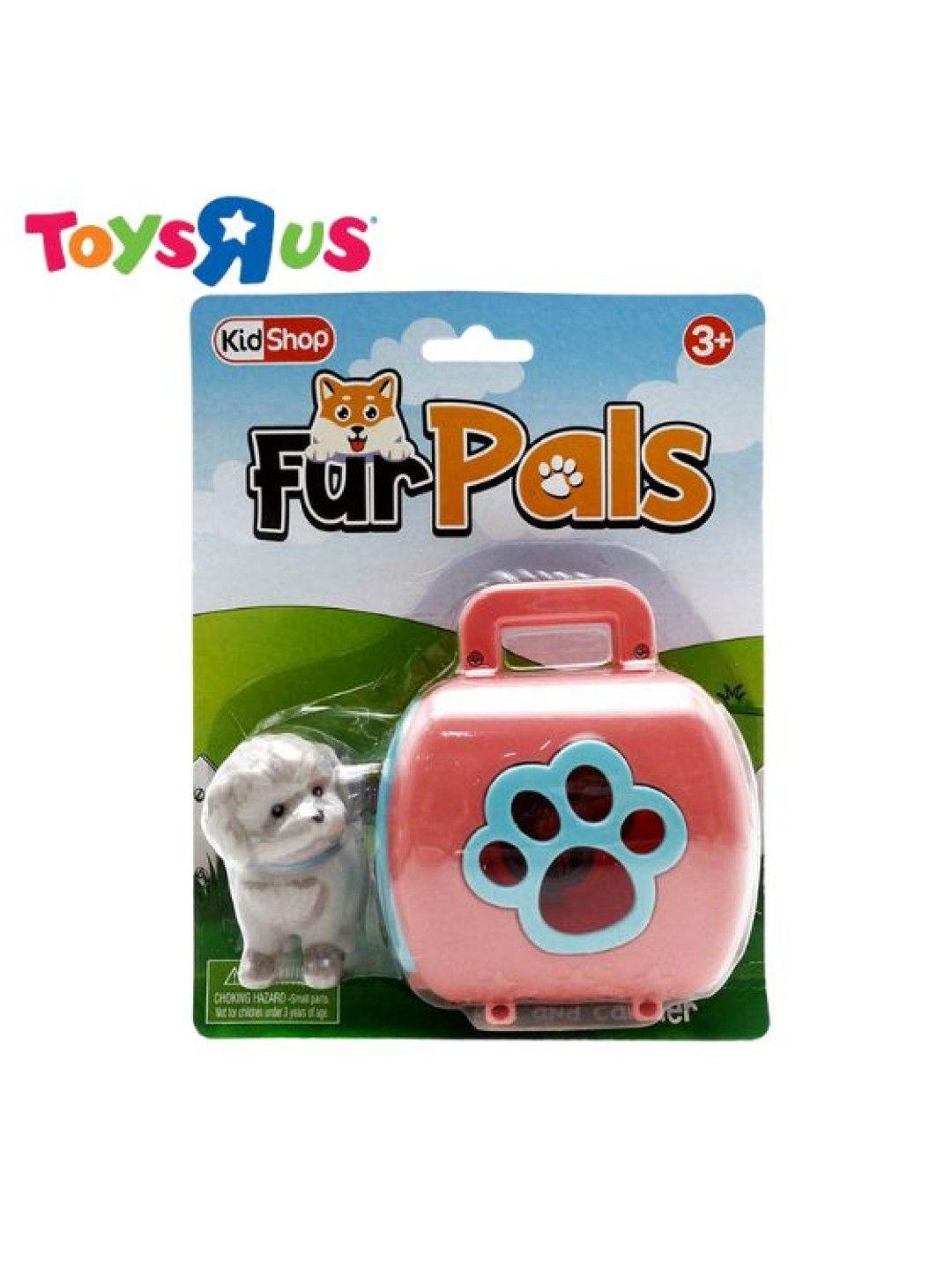 Toys R Us KidShop Fur Pals Pet And Carrier - Dog with Peach Cage (No Color- Image 1)