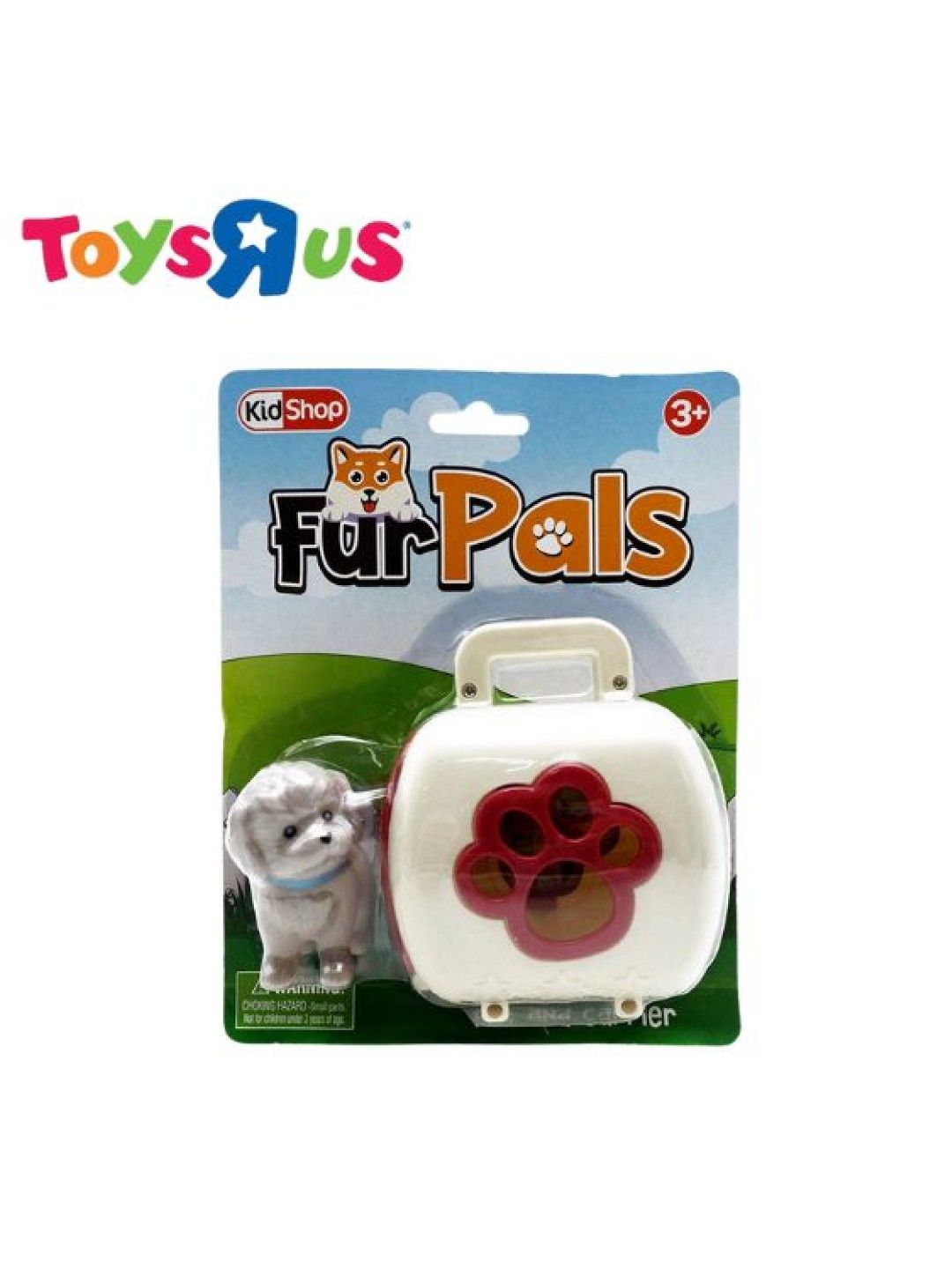 Toys R Us KidShop Fur Pals Pet And Carrier - Dog with White Cage (No Color- Image 1)