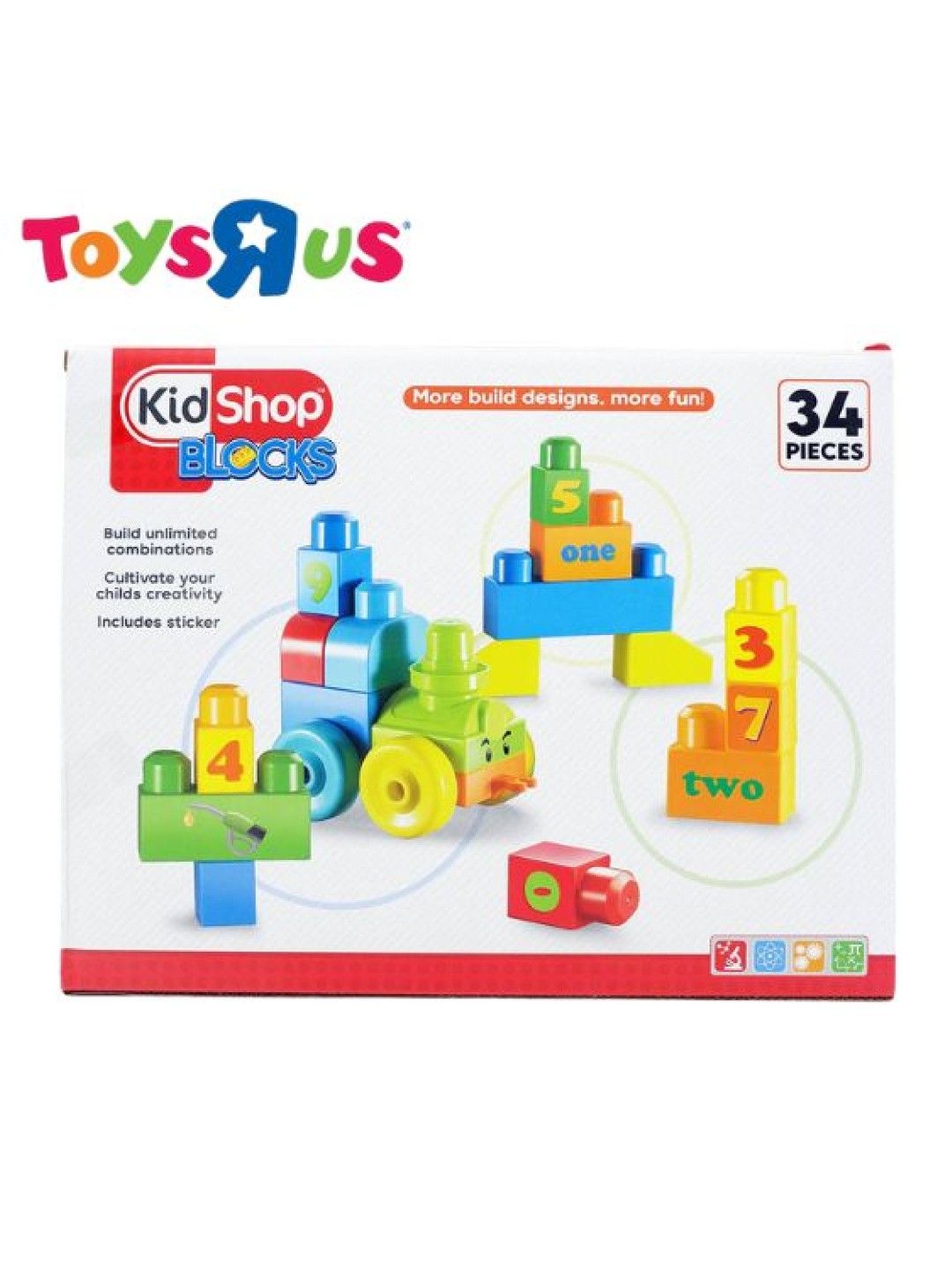 Toys R Us KidShop Blocks 34pcs (No Color- Image 1)