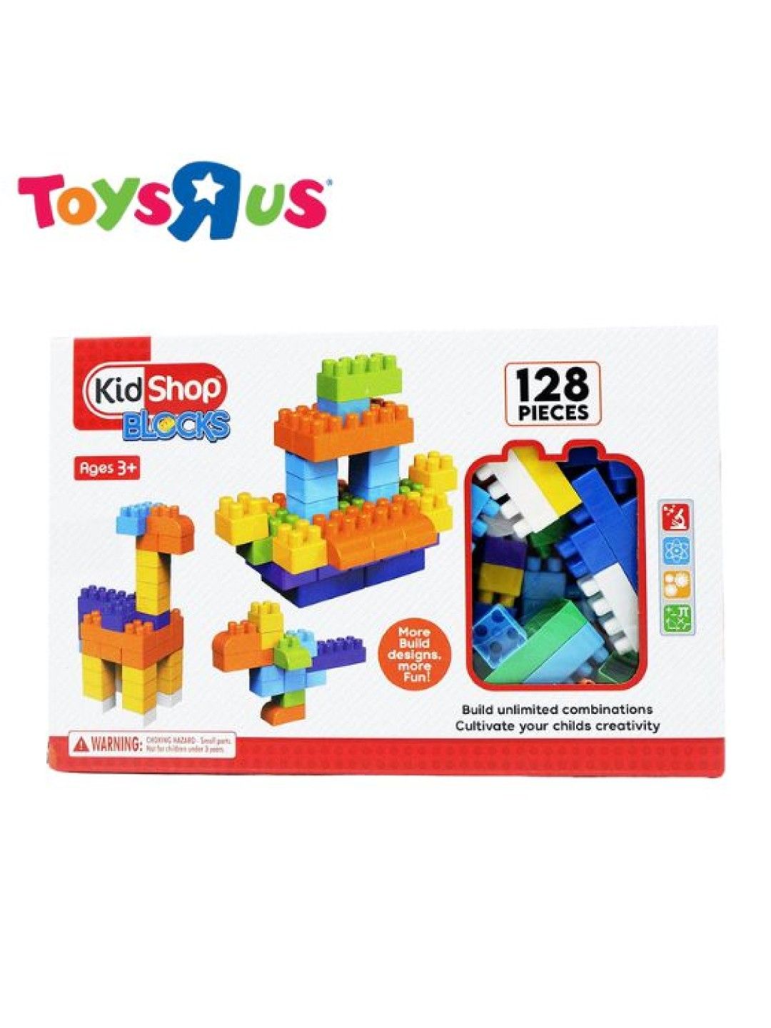 Toys R Us KidShop Blocks 128pcs (No Color- Image 1)