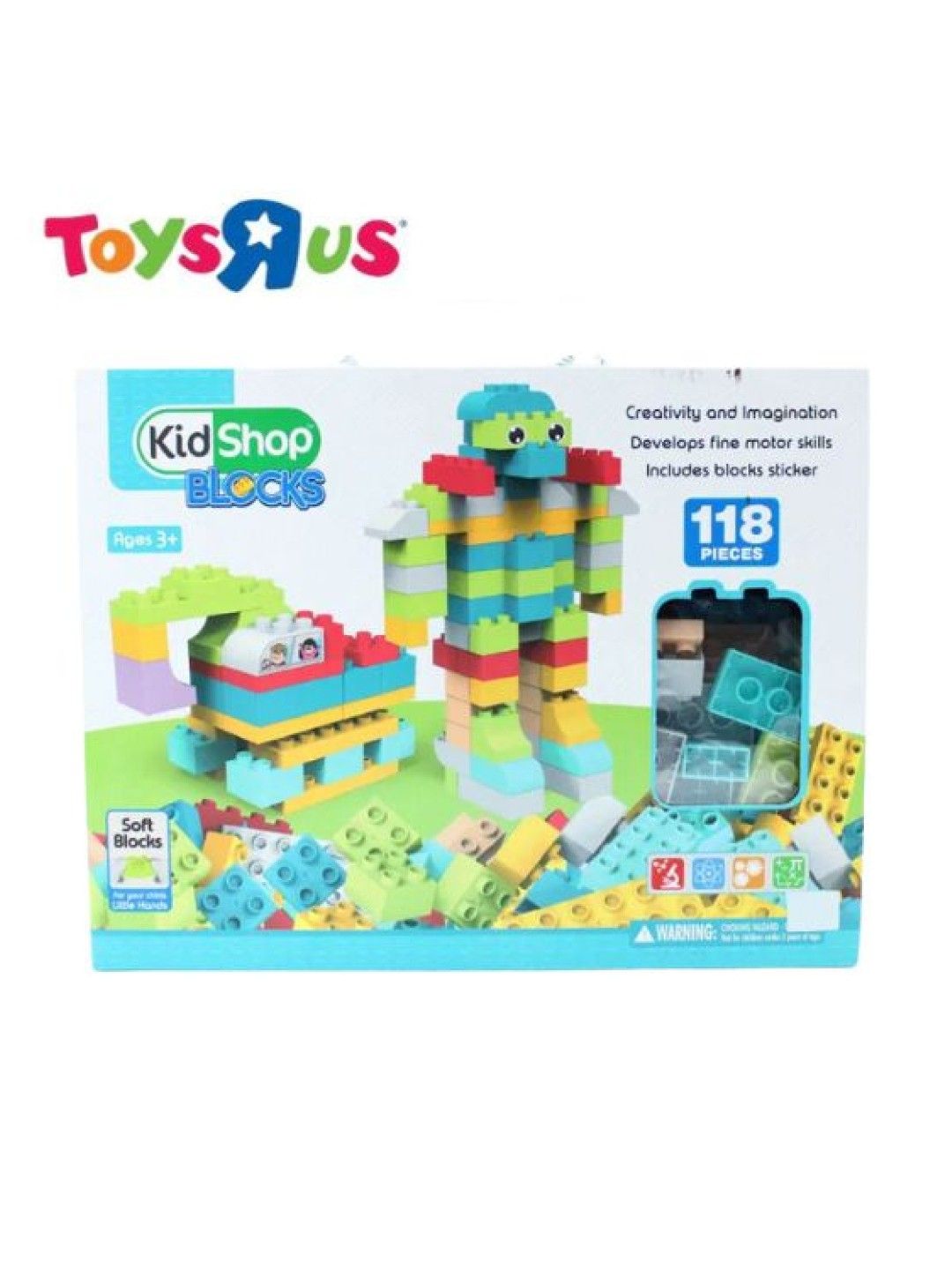 Toys R Us KidShop Soft Blocks 118pcs (No Color- Image 1)