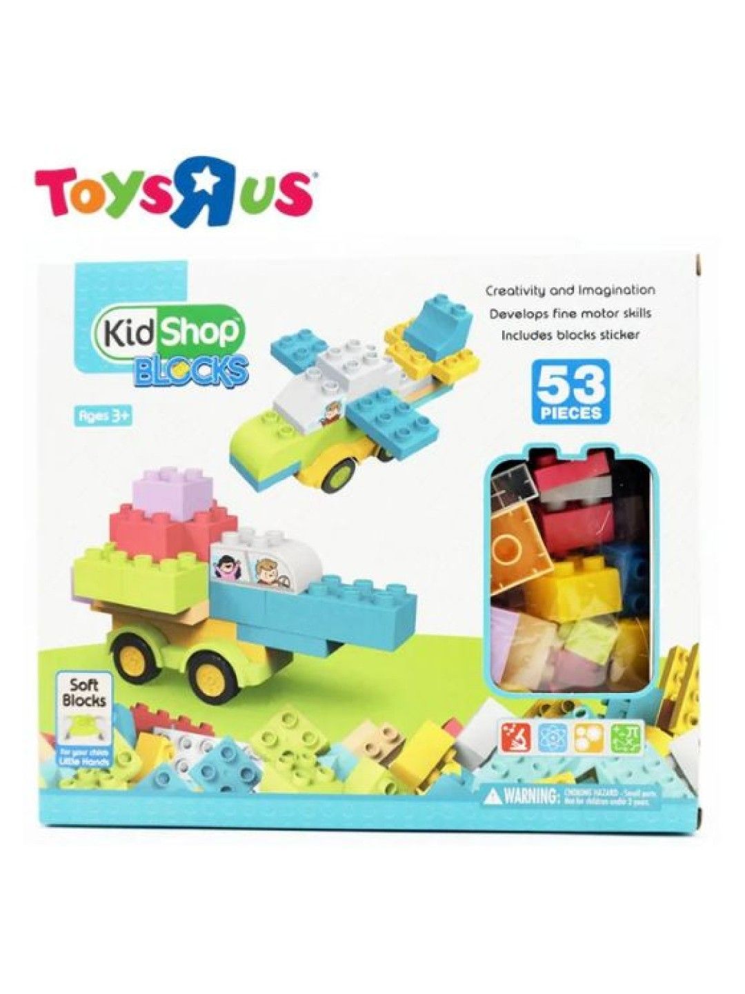 Toys R Us KidShop Soft Blocks 53pcs (No Color- Image 1)