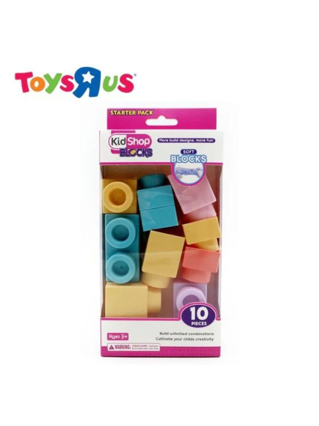 Toys R Us KidShop Soft Blocks Girls 10pcs (No Color- Image 1)