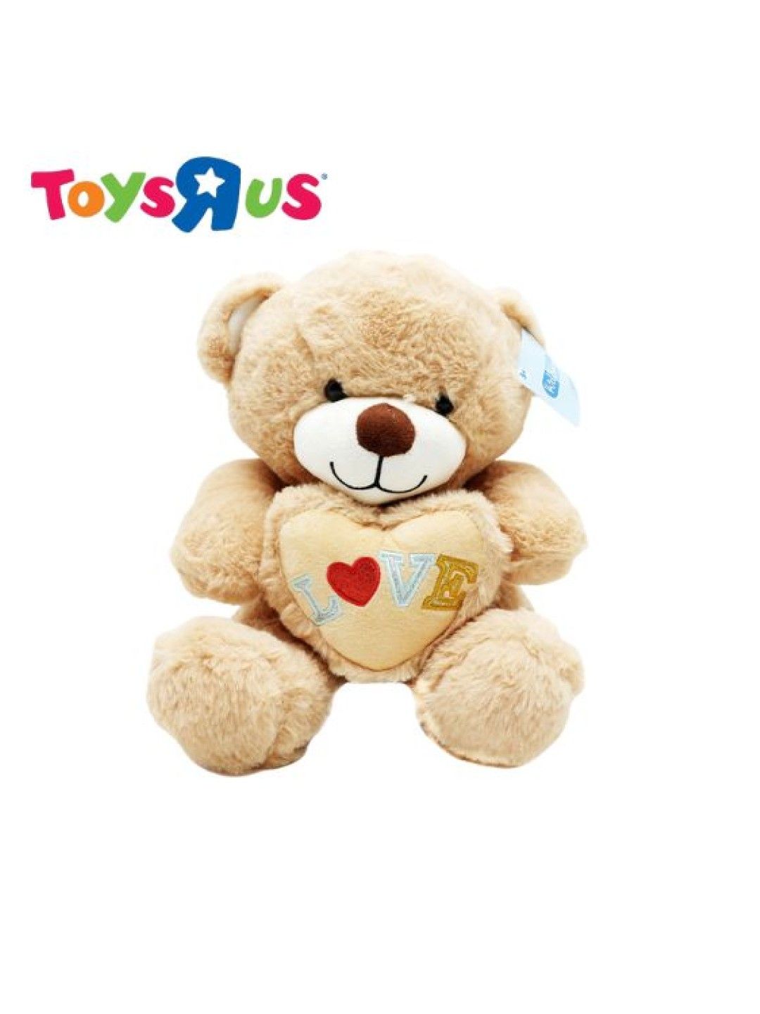 Toys R Us KidShop Bear Plush with Heart (45cm) (Light Brown- Image 1)