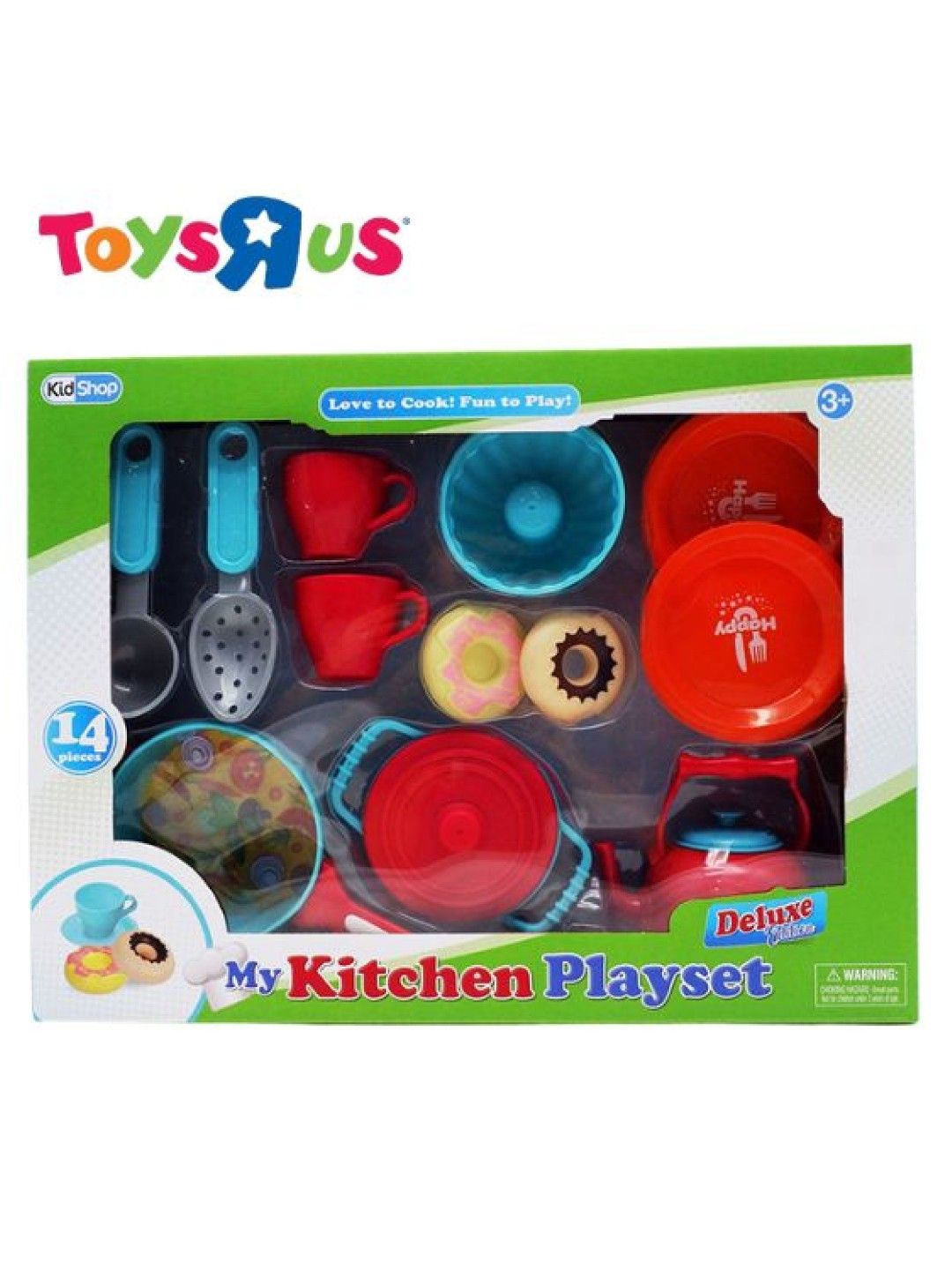 Toys R Us KidShop 14 Pieces Kitchen Playset Deluxe Edition (No Color- Image 1)
