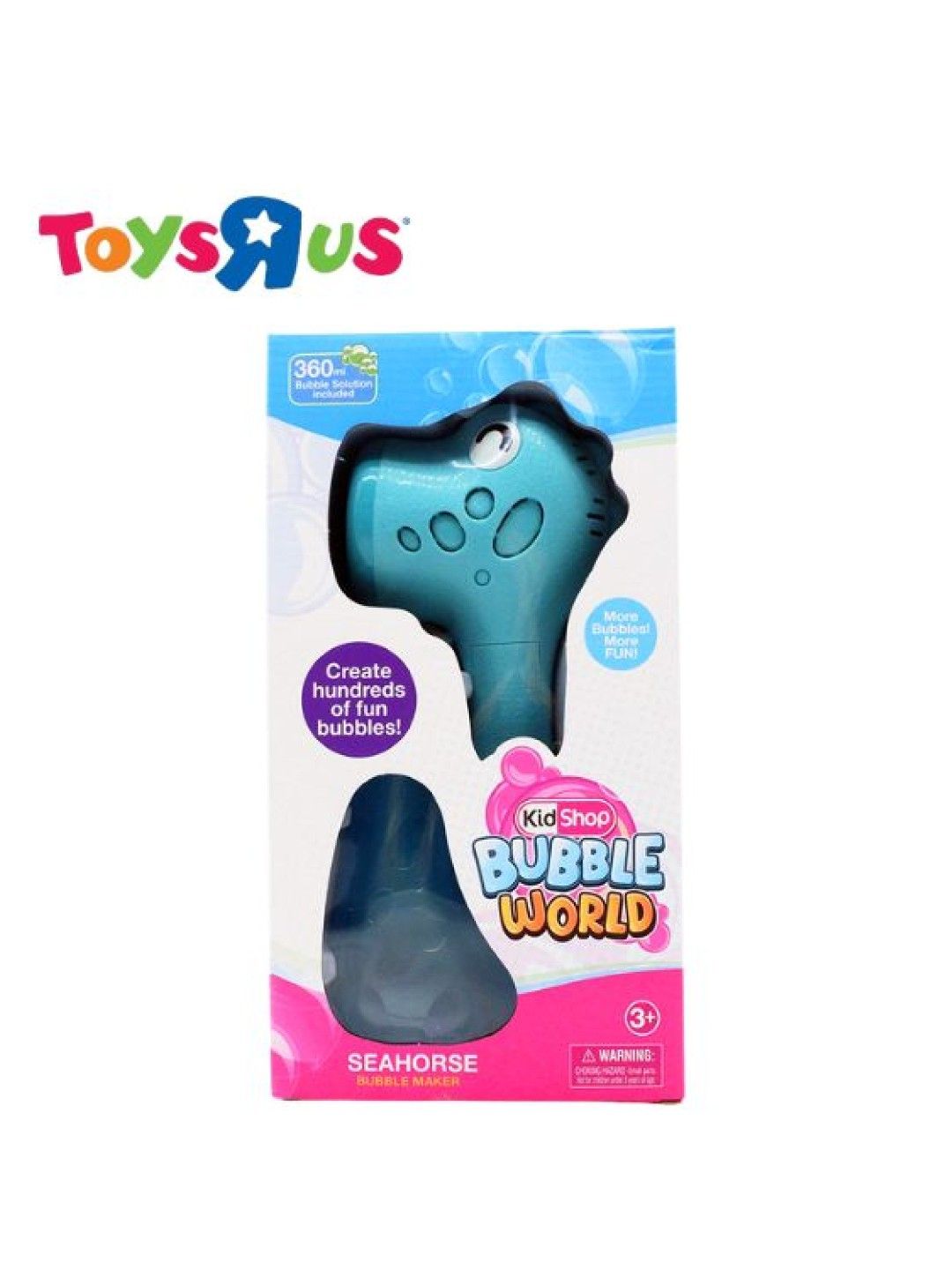 Toys R Us KidShop Bubble World Bubble Maker - Seahorse Blue (No Color- Image 1)