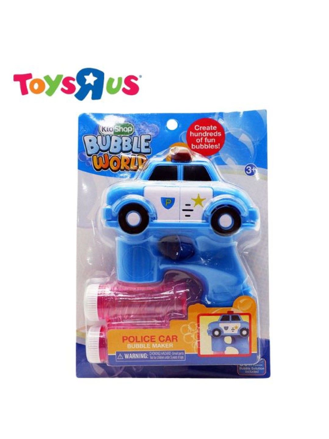 Toys R Us KidShop Bubble World Bubble Maker - Police Car (No Color- Image 1)