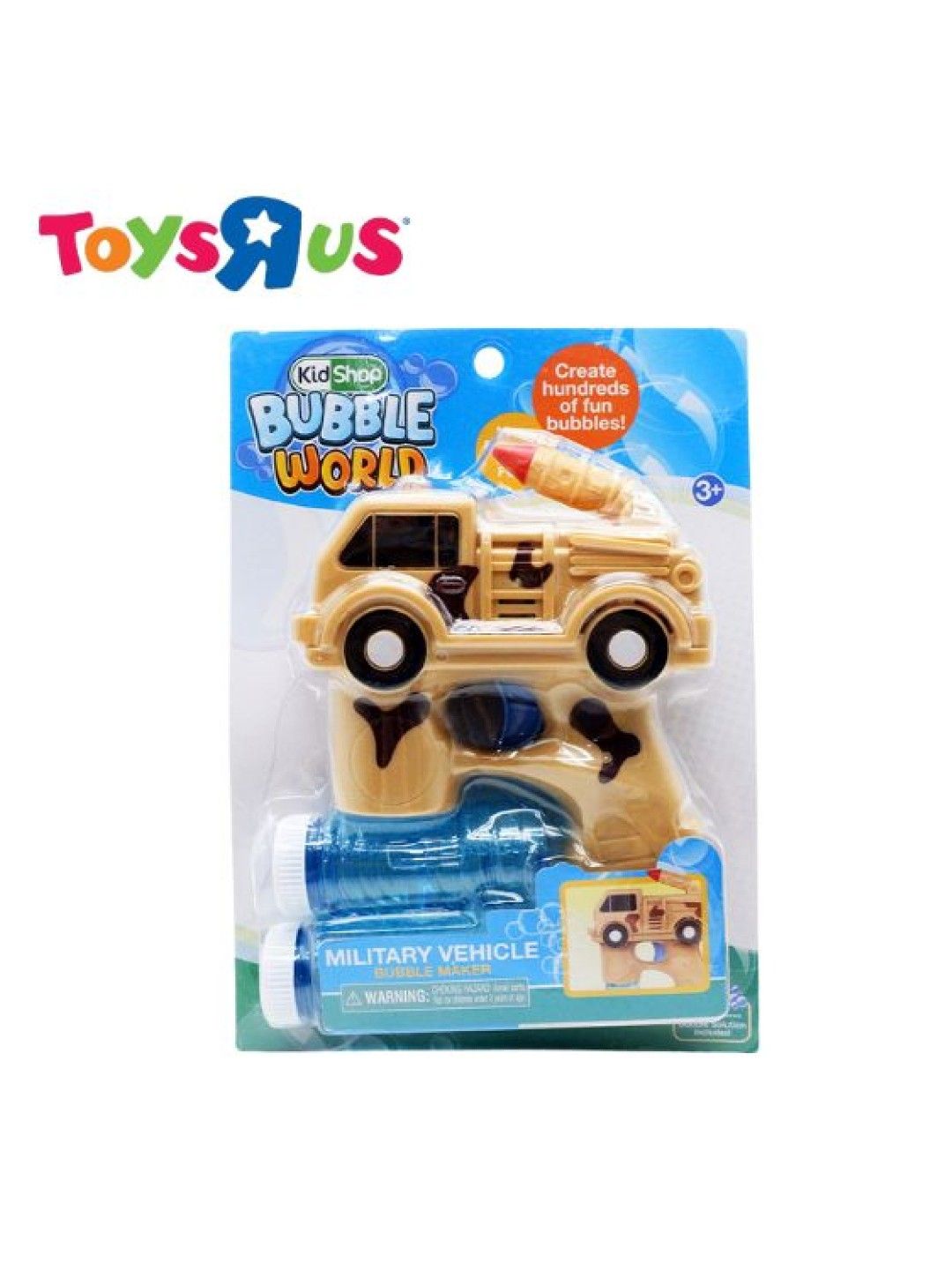 Toys R Us KidShop Bubble World Military Vehicle Bubble Maker (No Color- Image 1)