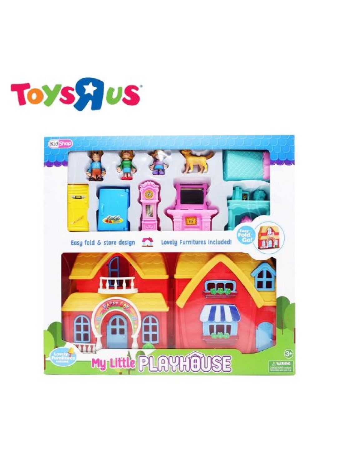 Toys R Us KidShop My Little Playhouse with Clock & Mirror Playset (No Color- Image 1)