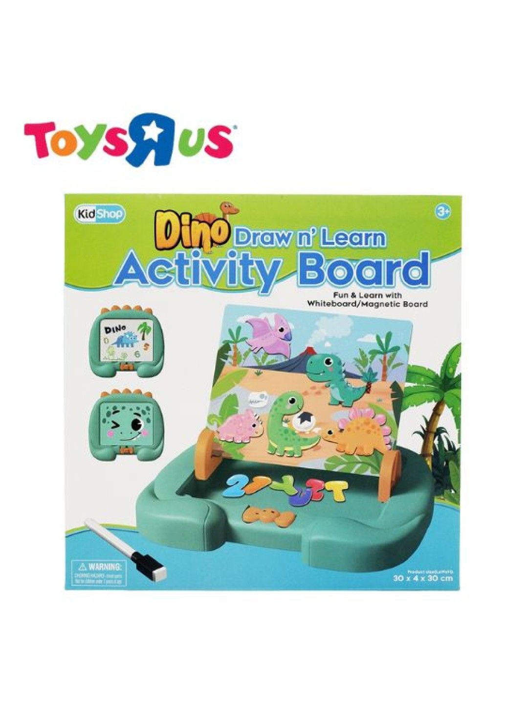 Toys R Us KidShop Draw n' Learn Activity Board - Dino (No Color- Image 1)