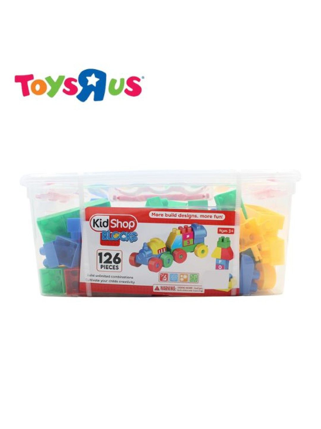 Toys R Us KidShop Blocks 126 Pieces (No Color- Image 1)