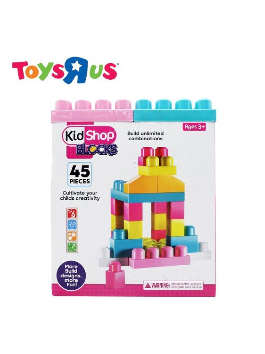Toys R Us KidShop Blocks 45 Pieces (No Color- Image 1)