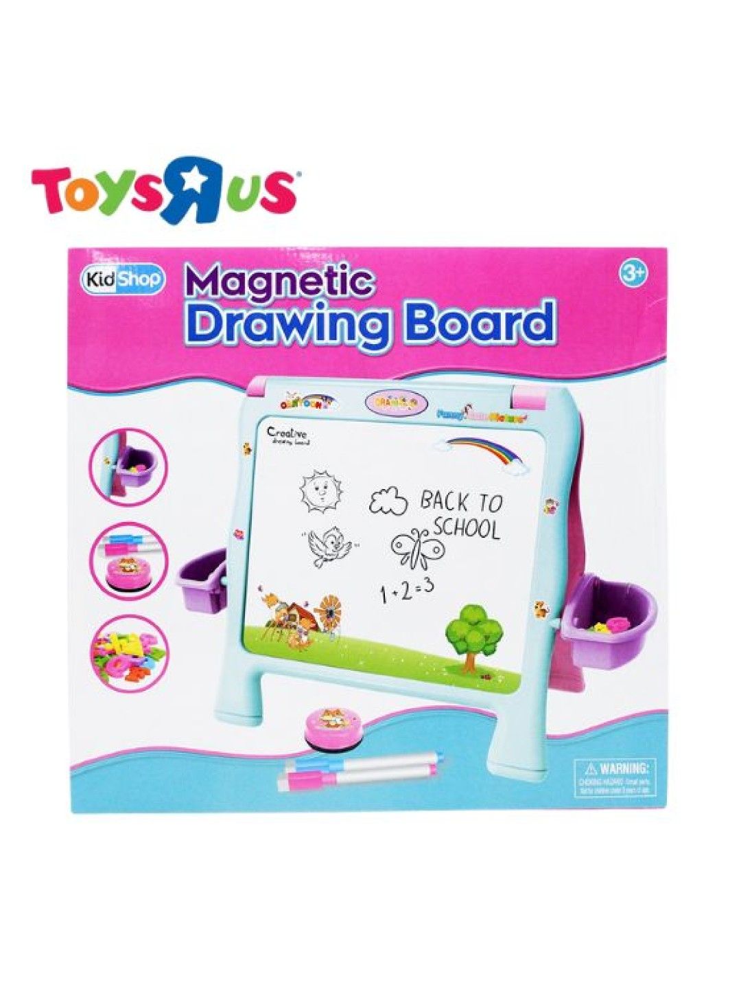 Toys R Us KidShop Magnetic Drawing Board (Pink- Image 1)