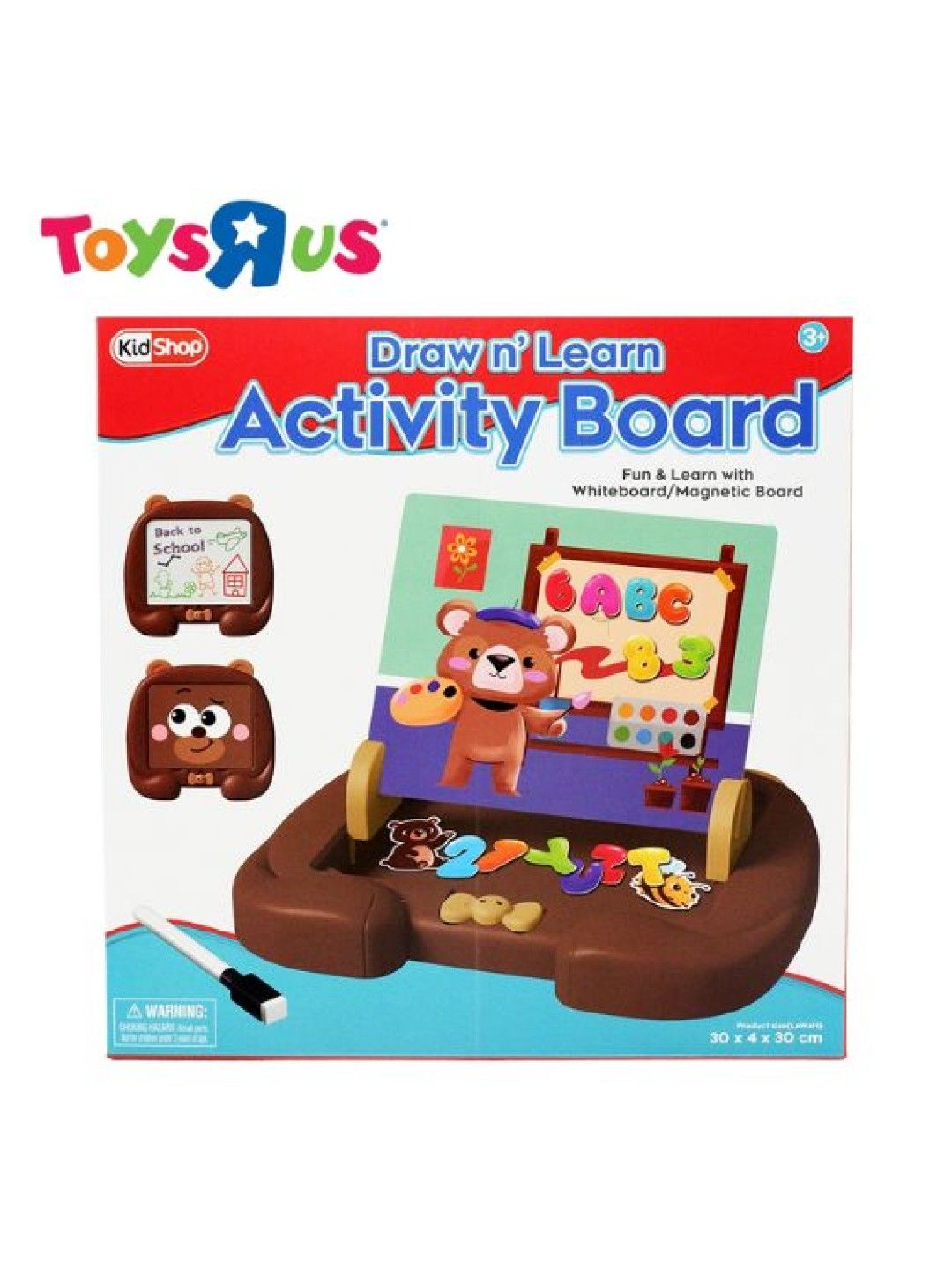 Toys R Us KidShop Draw n' Learn Activity Board - Bear (No Color- Image 1)