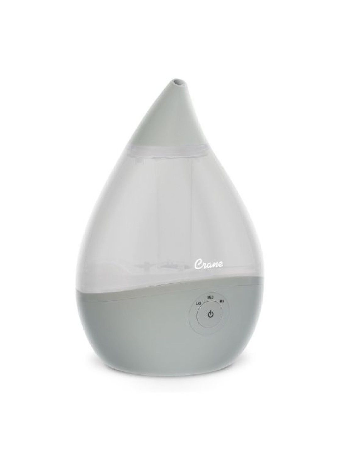 Crane Droplet Filter Free Cool Mist Humidifier with Vaporizer Function for Inhalation (Gray- Image 1)