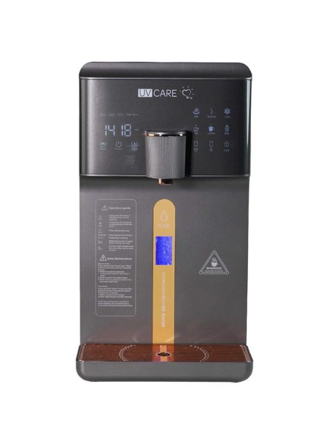 UV Care Pure Water Hydrogen-Rich RO Water Purifier (No Color- Image 1)