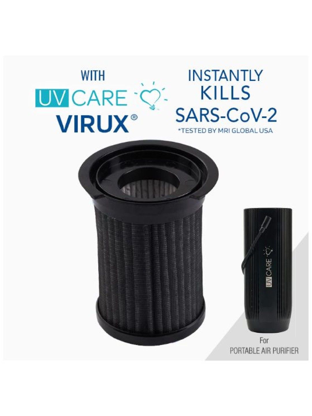 UV Care Filter Replacement HEPA Virux for Portable Air Purifier (No Color- Image 1)