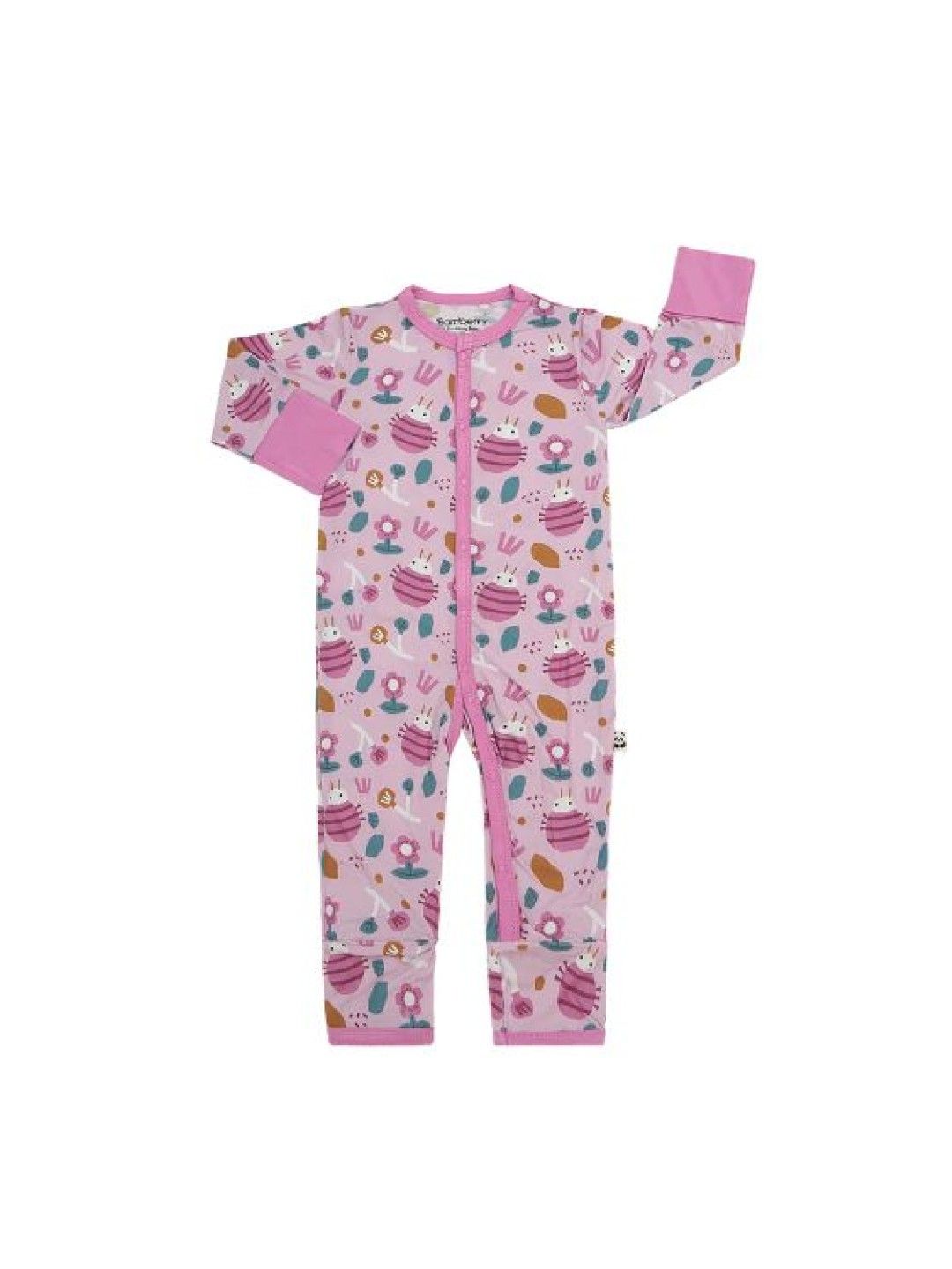 Bamberry Baby Footed Romper - Summer Bugs (No Color- Image 1)